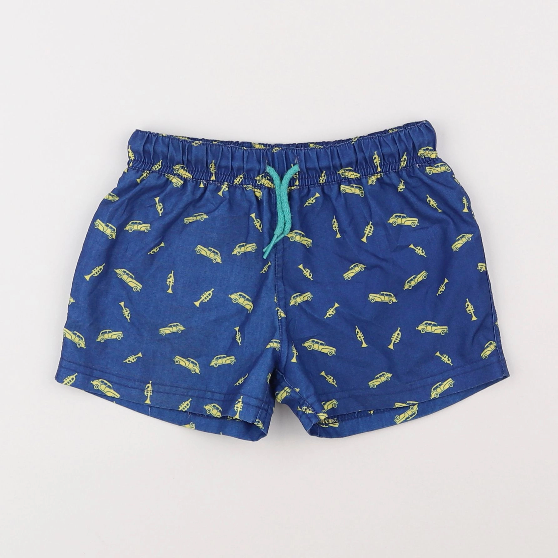 Arsène et les pipelettes - maillot de bain bleu, jaune - 4 ans