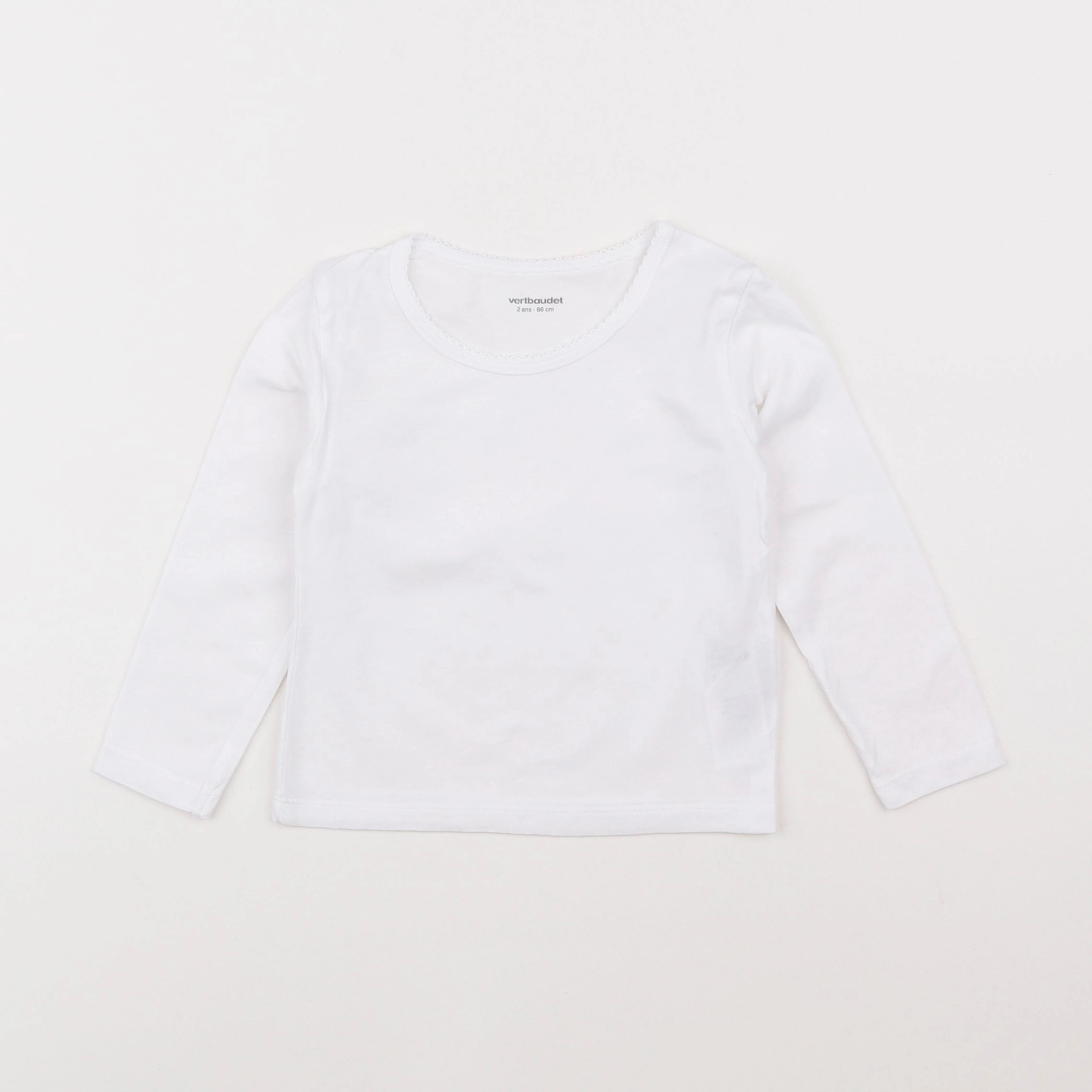 Vertbaudet - maillot de corps blanc - 2 ans