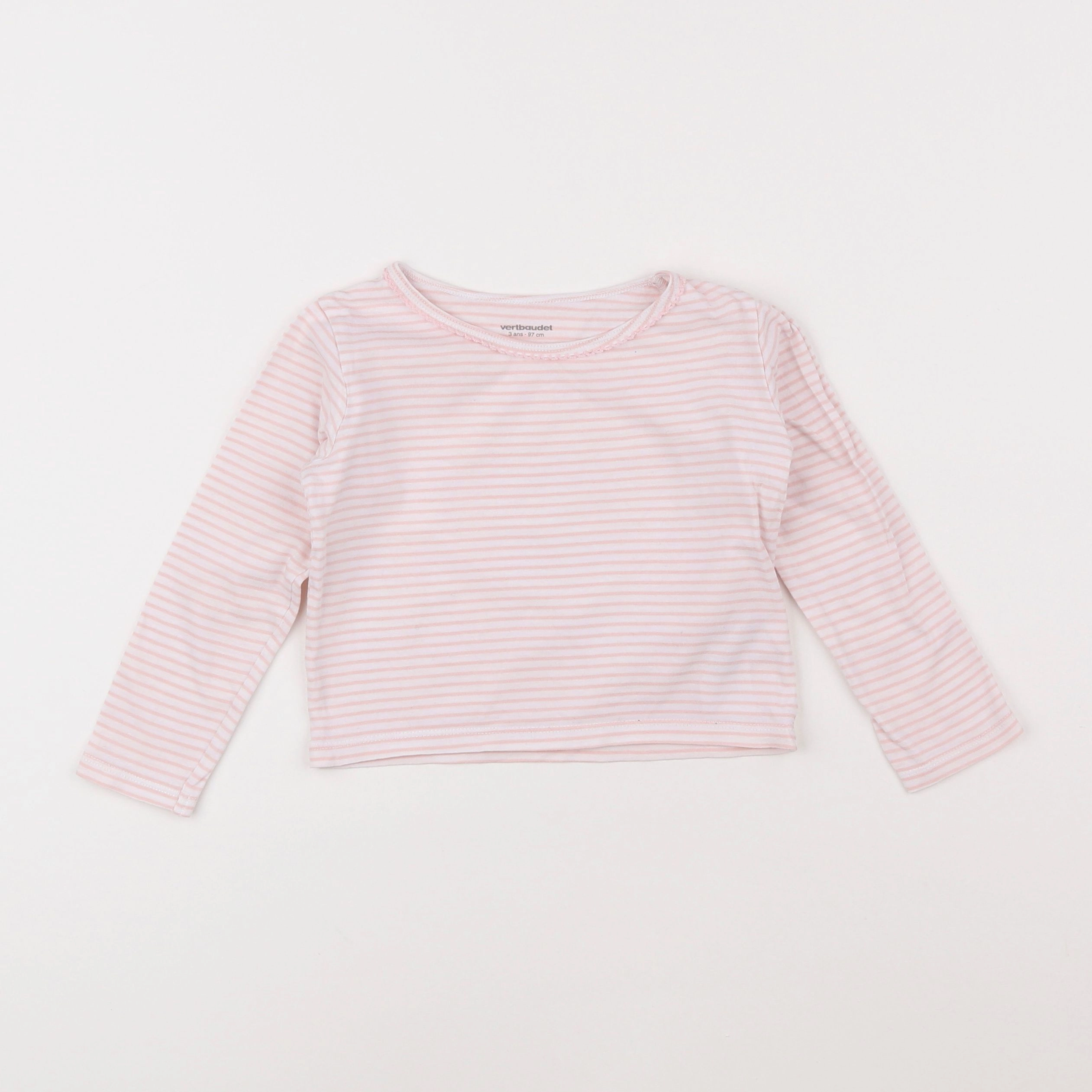 Vertbaudet - maillot de corps rose - 3 ans