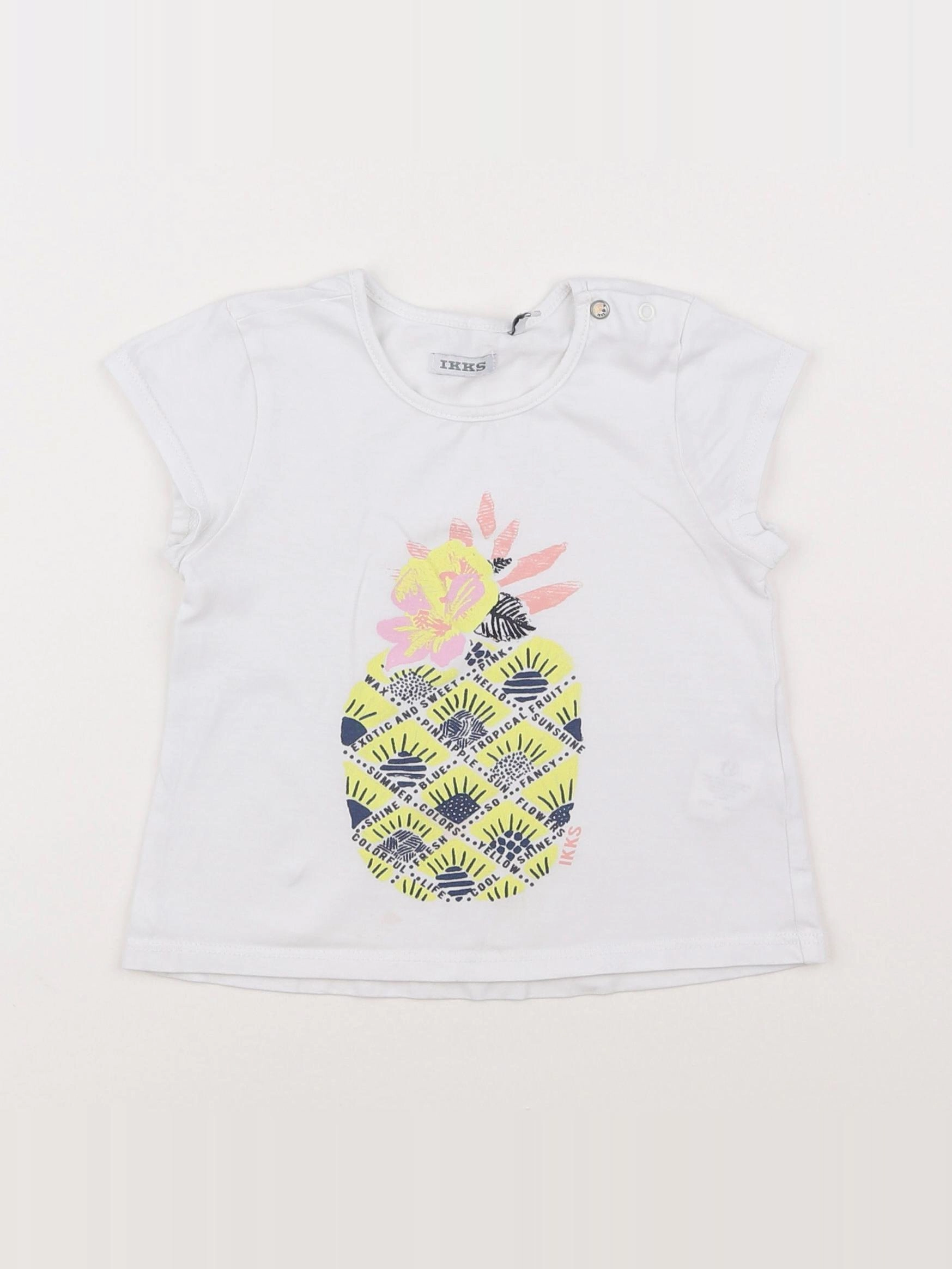 IKKS - tee-shirt multicolore - 2 ans