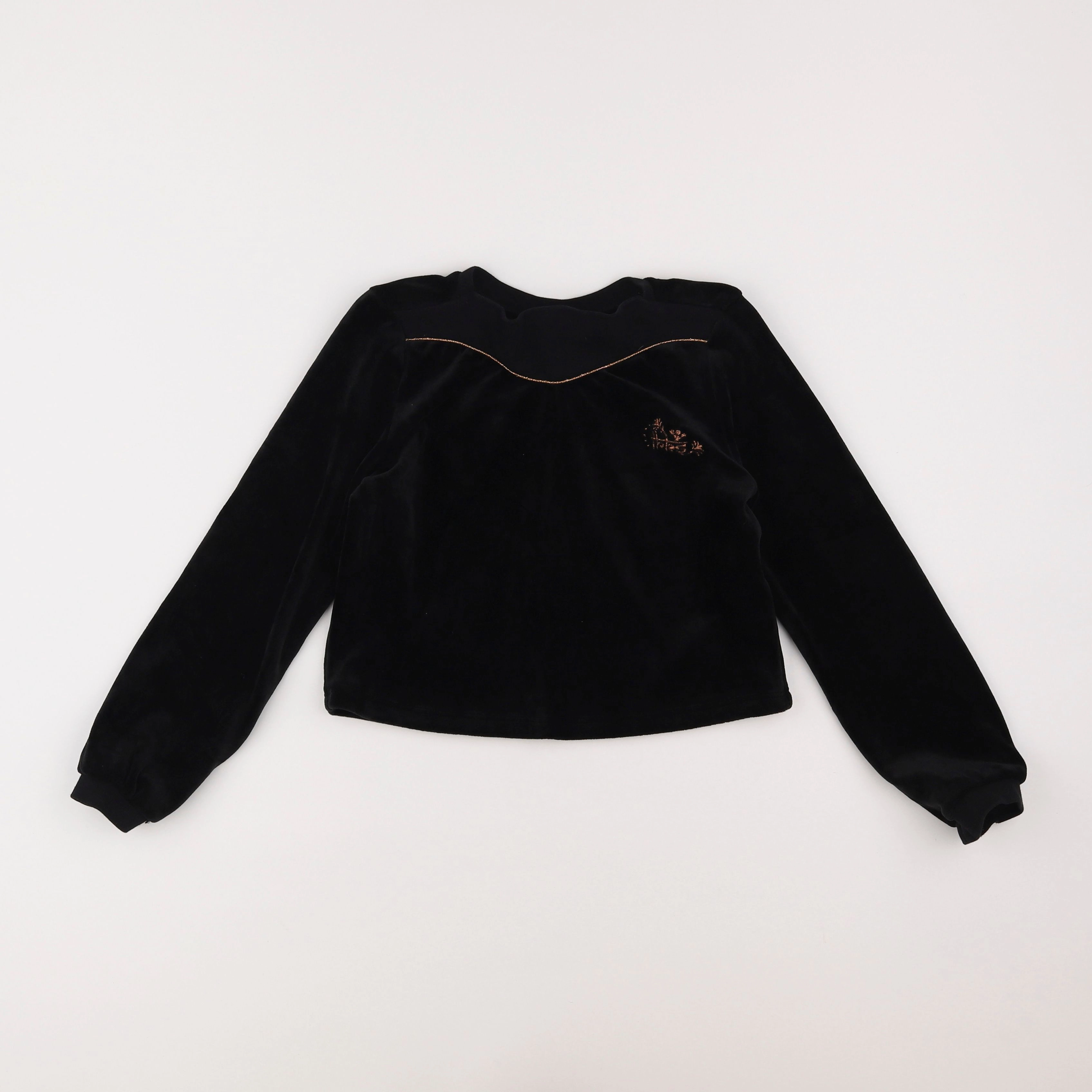 IKKS - sweat court noir - 8 ans