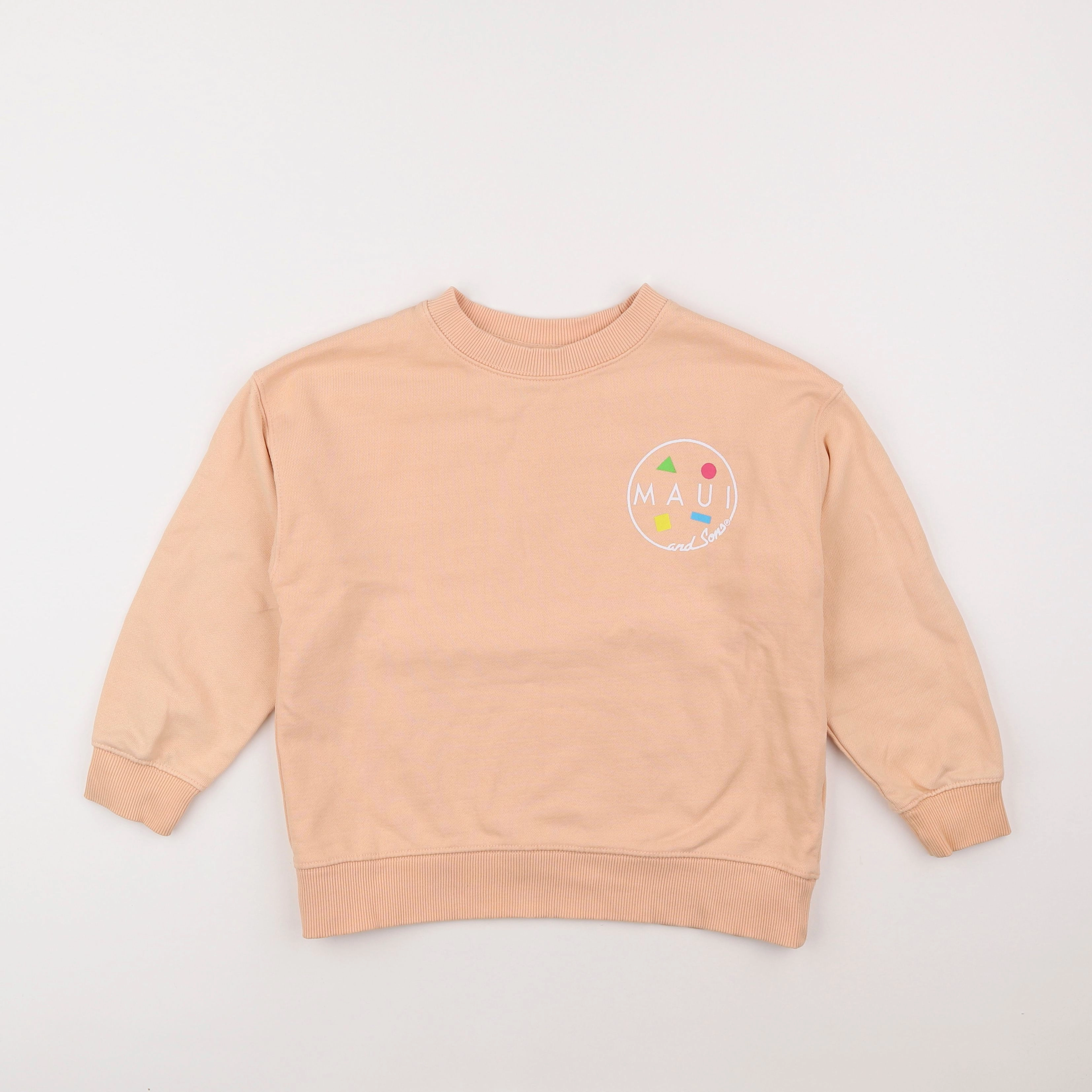 Zara - sweat orange - 6/7 ans