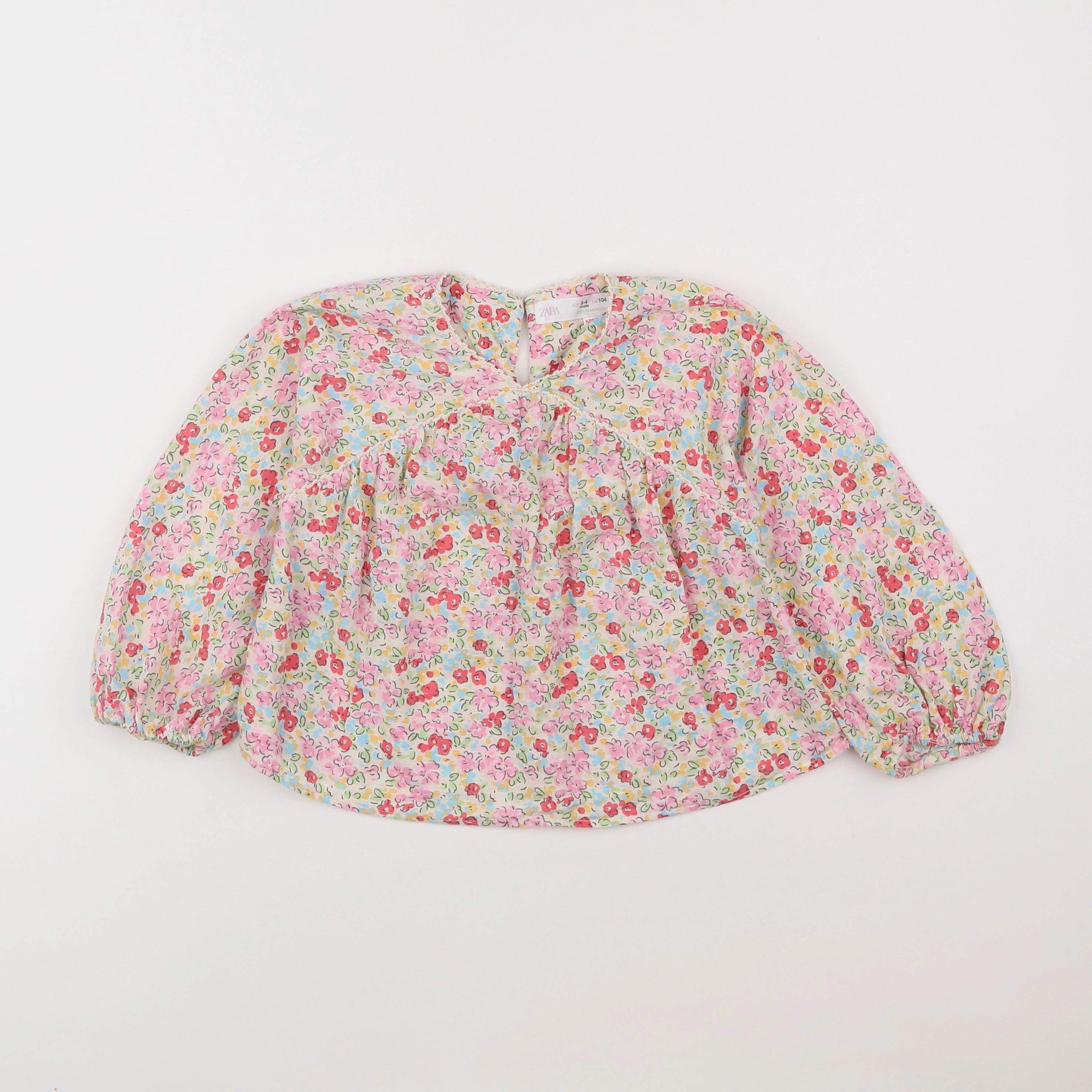 Zara - blouse multicolore - 3/4 ans