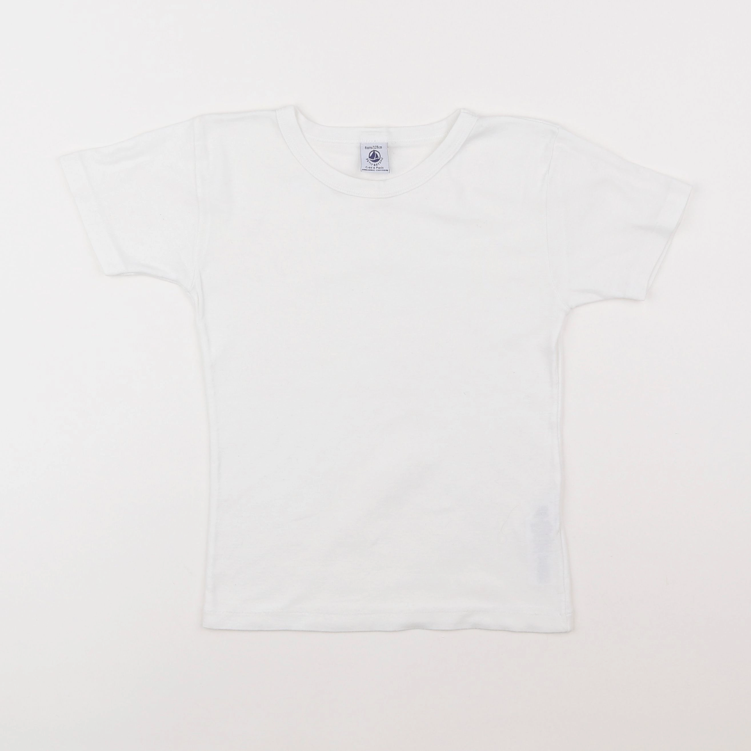 Petit Bateau - maillot de corps blanc - 8 ans