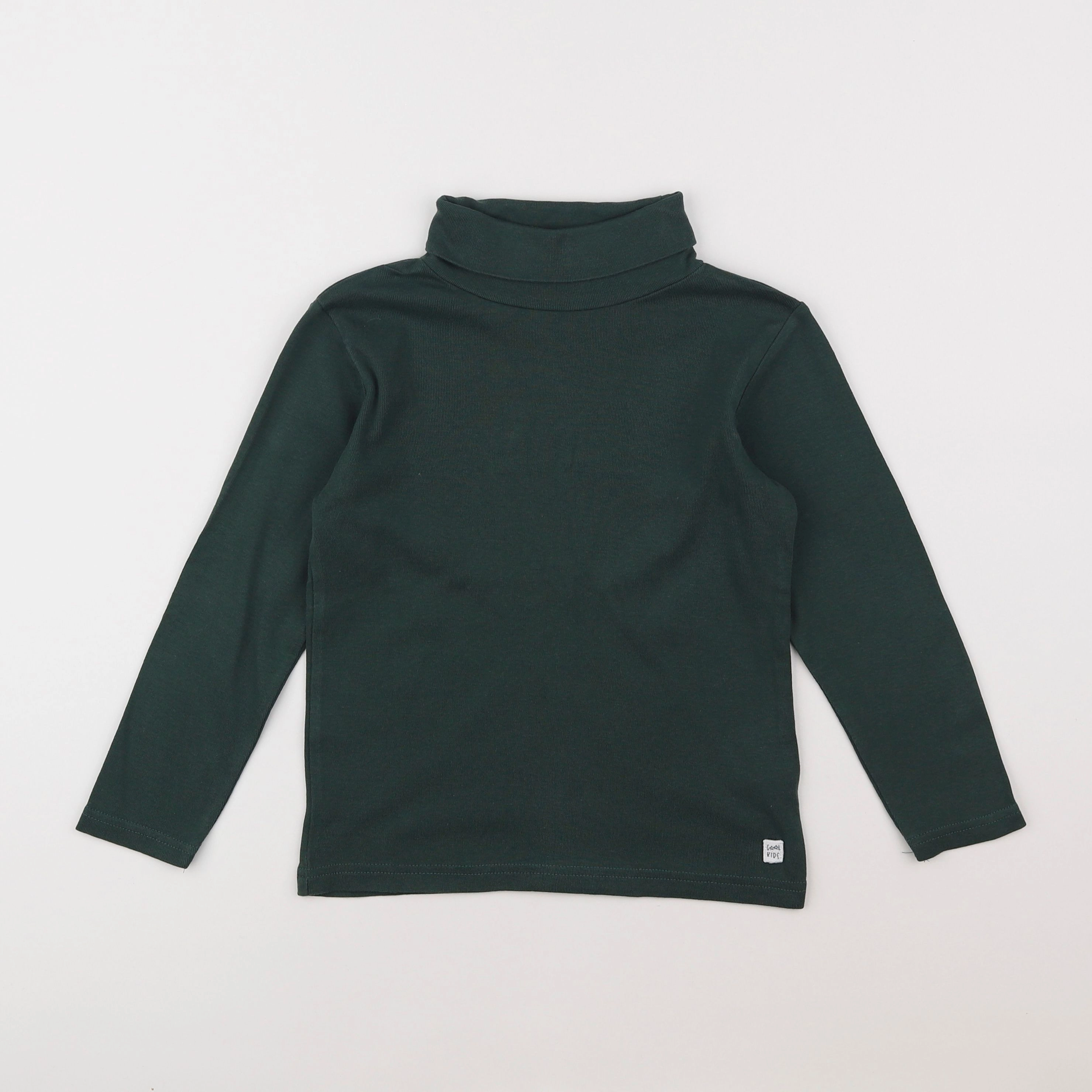 Vertbaudet - sous-pull vert - 8 ans