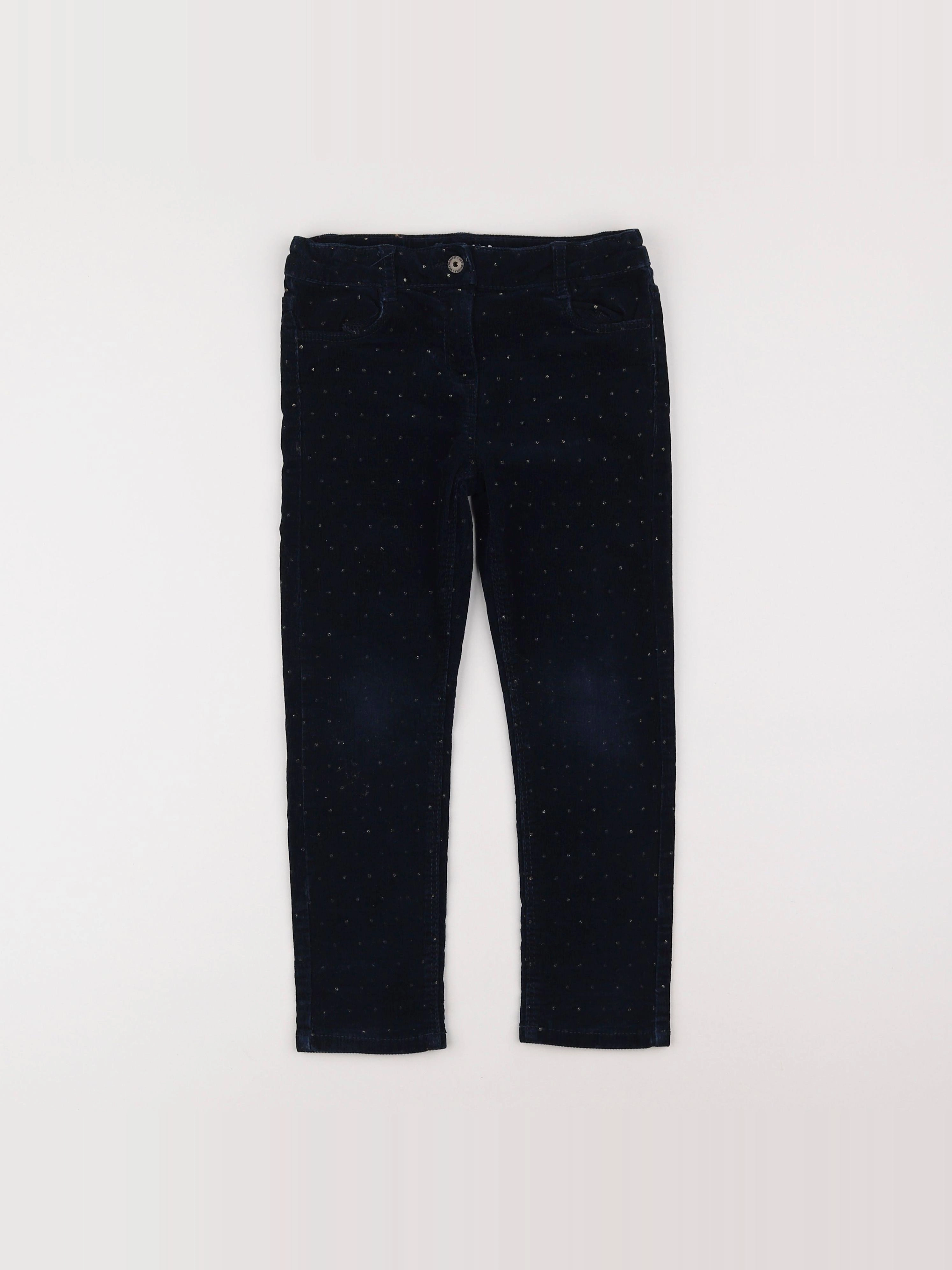 Vertbaudet - pantalon bleu - 6 ans