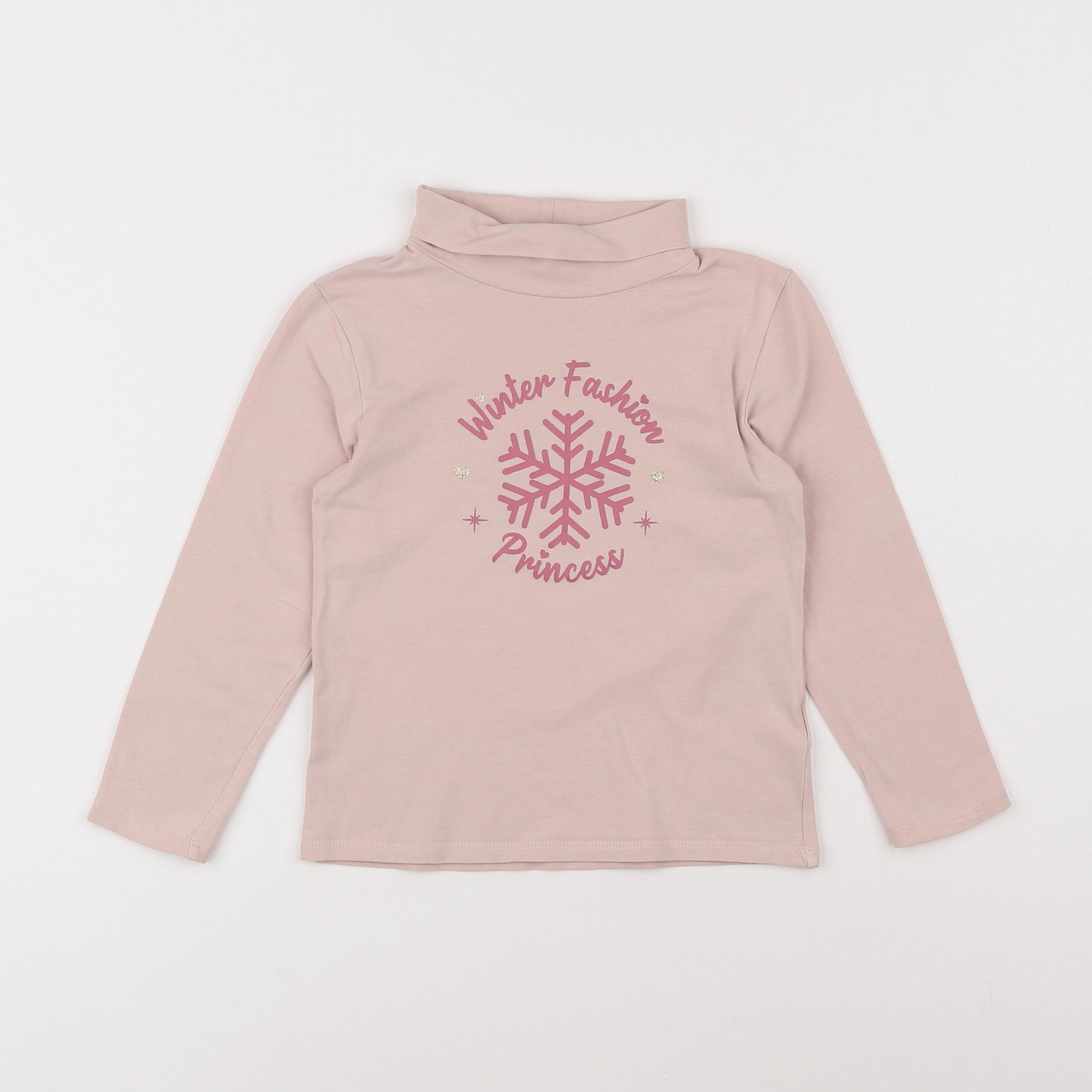 Vertbaudet - sous-pull rose - 5 ans