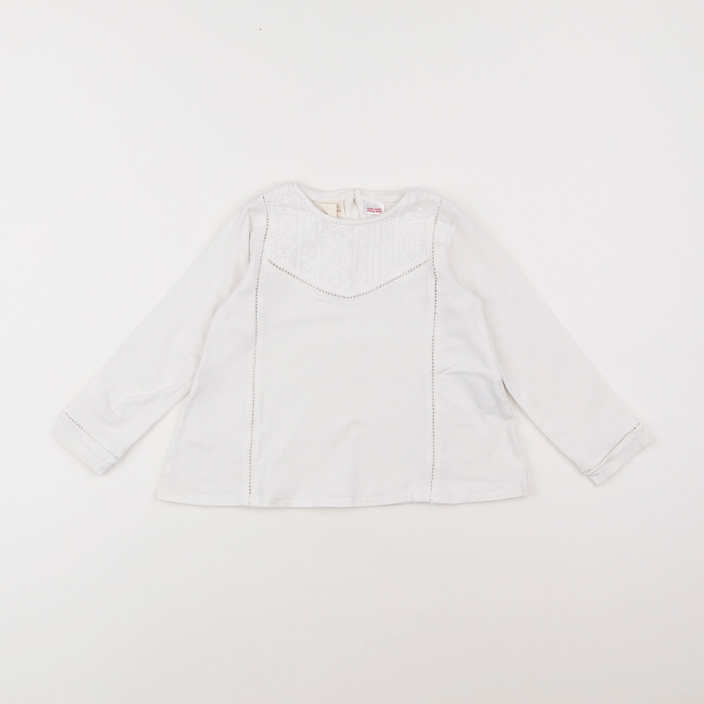 Zara - tee-shirt blanc - 18 mois à 2 ans