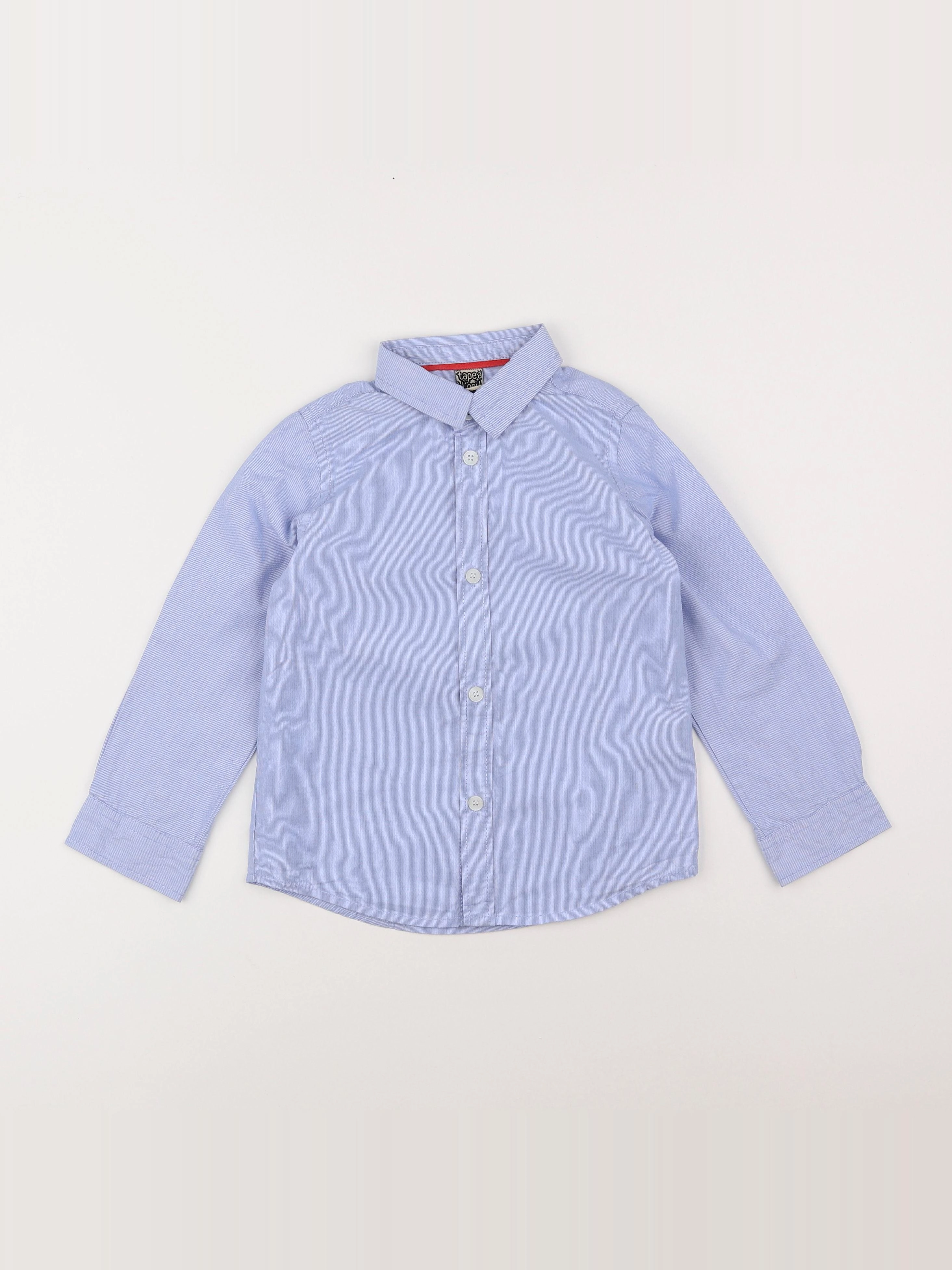 Tape à l'oeil - chemise bleu - 4 ans