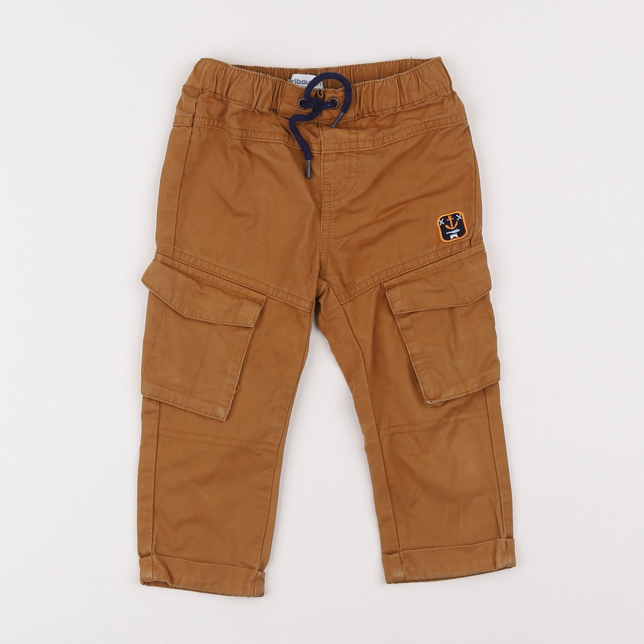 Vertbaudet - pantalon marron - 18 mois