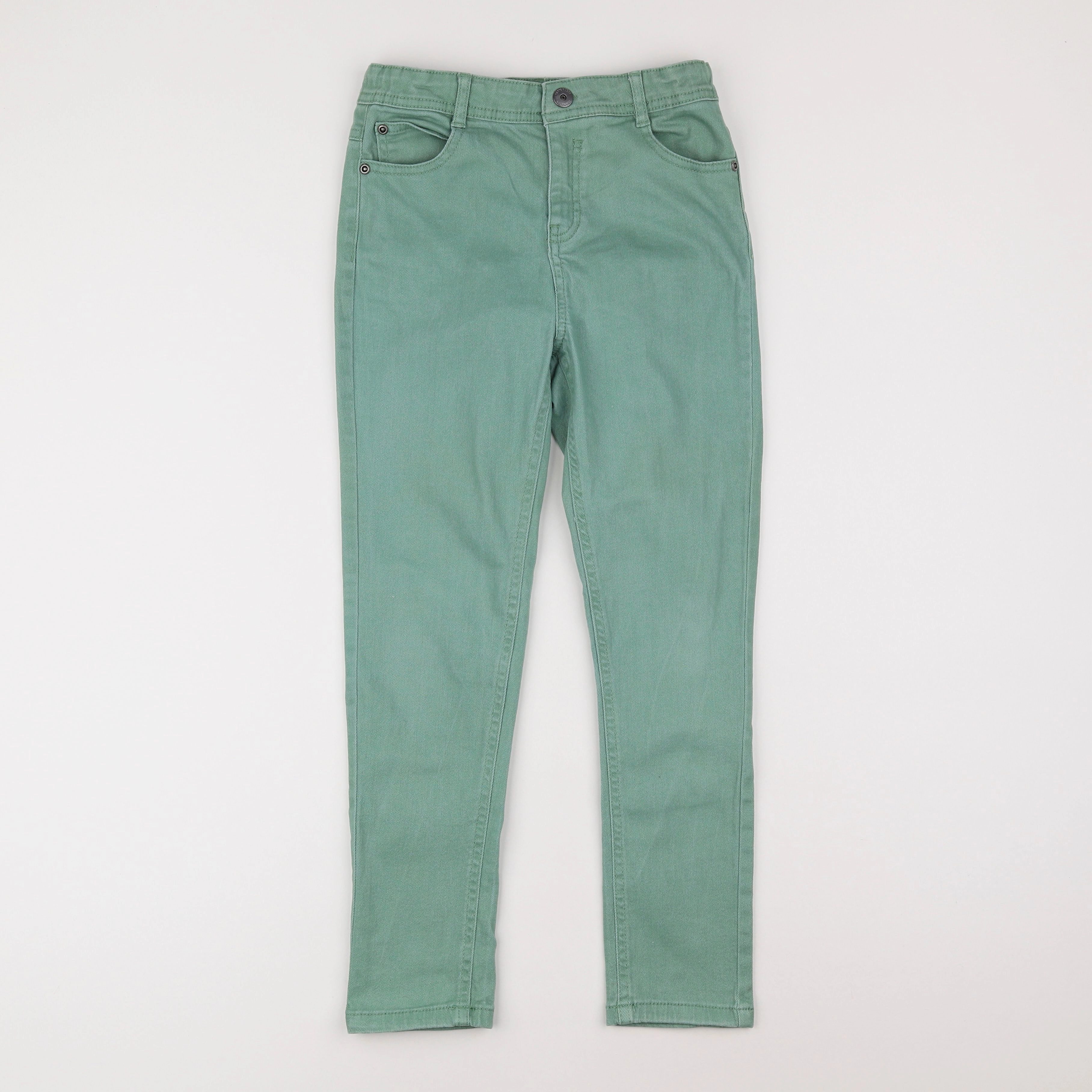 Vertbaudet - pantalon vert - 9 ans