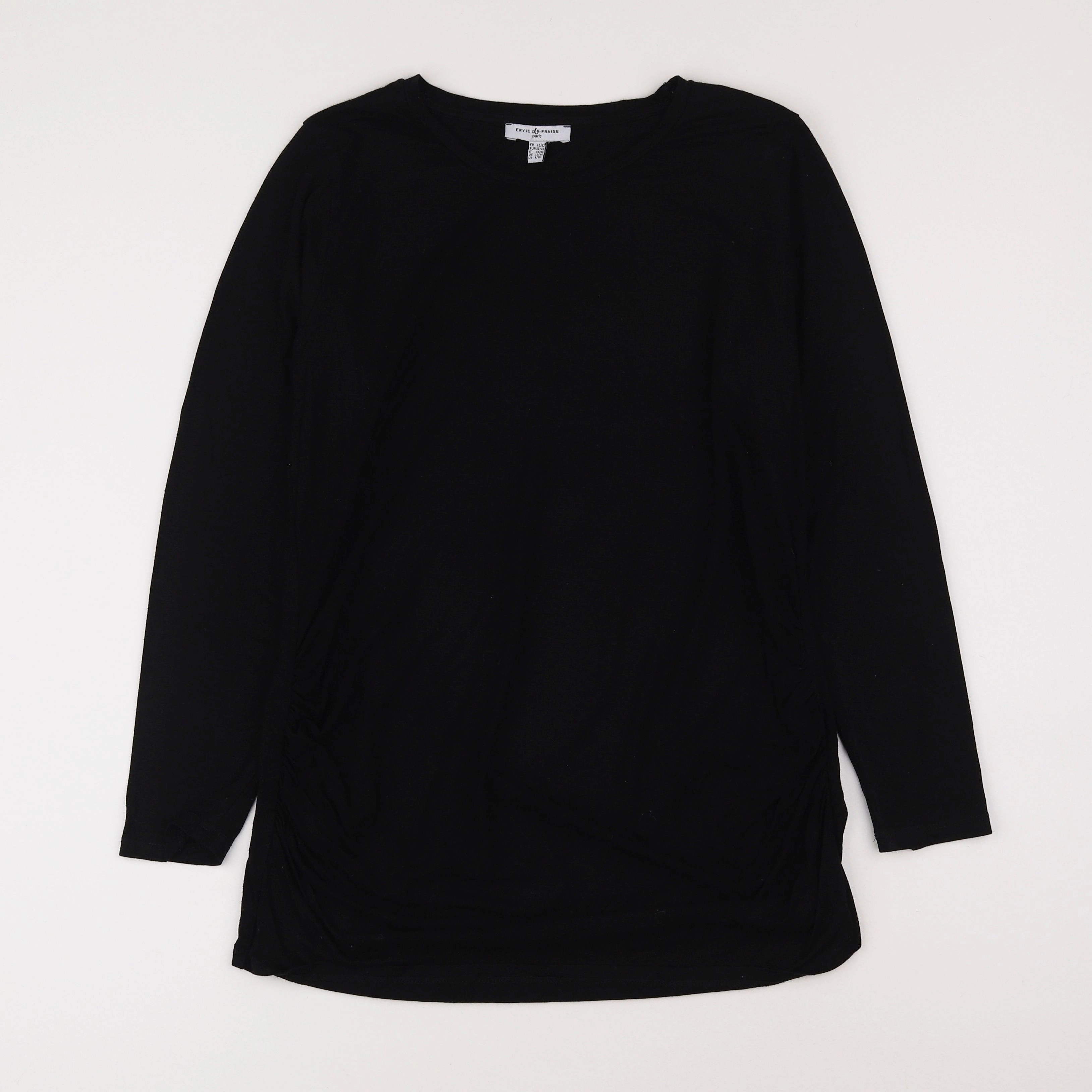 Envie de fraise - tee-shirt grossesse noir - 40 à 42