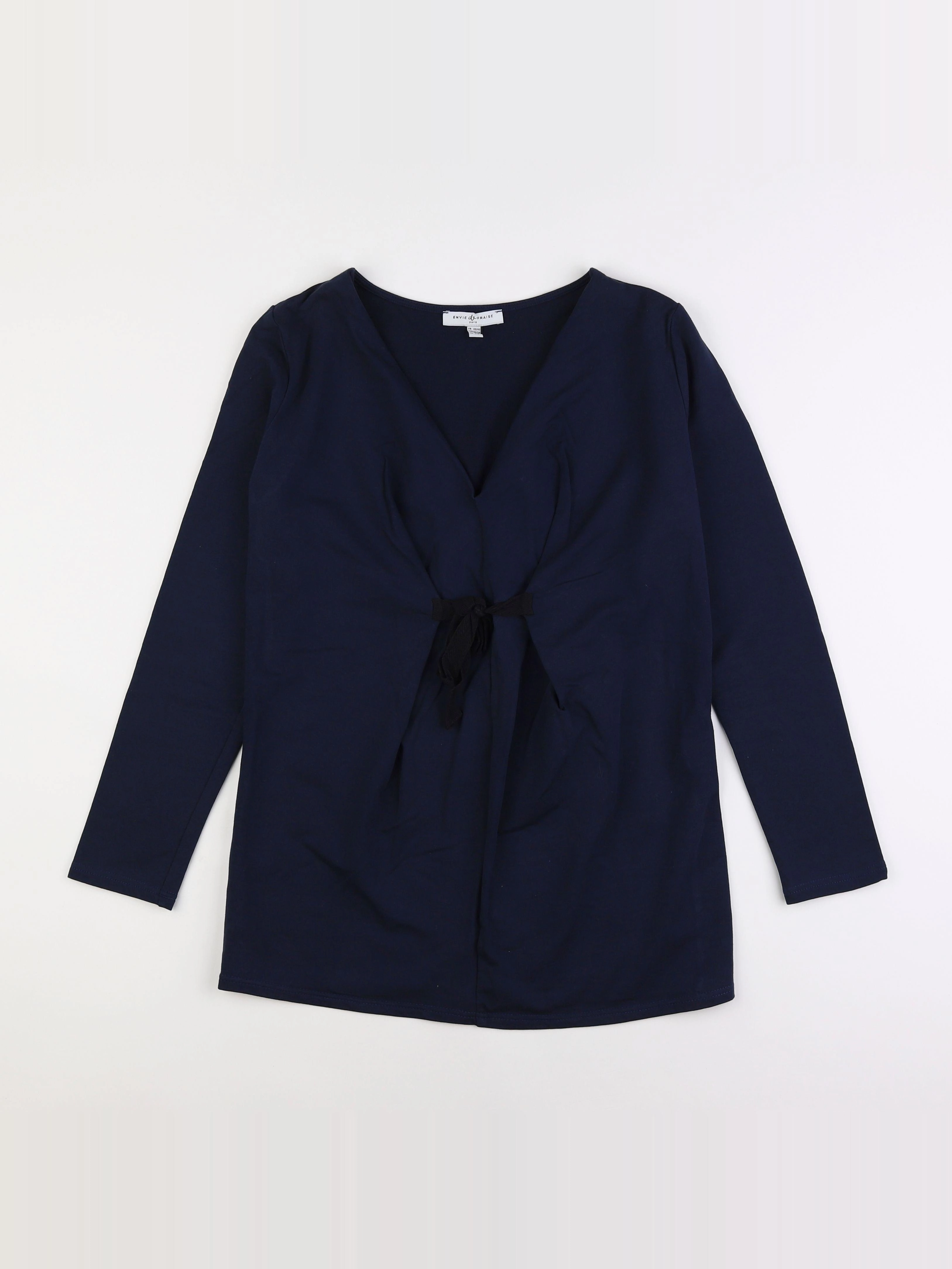Envie de fraise - tee-shirt grossesse bleu - 38 à 40