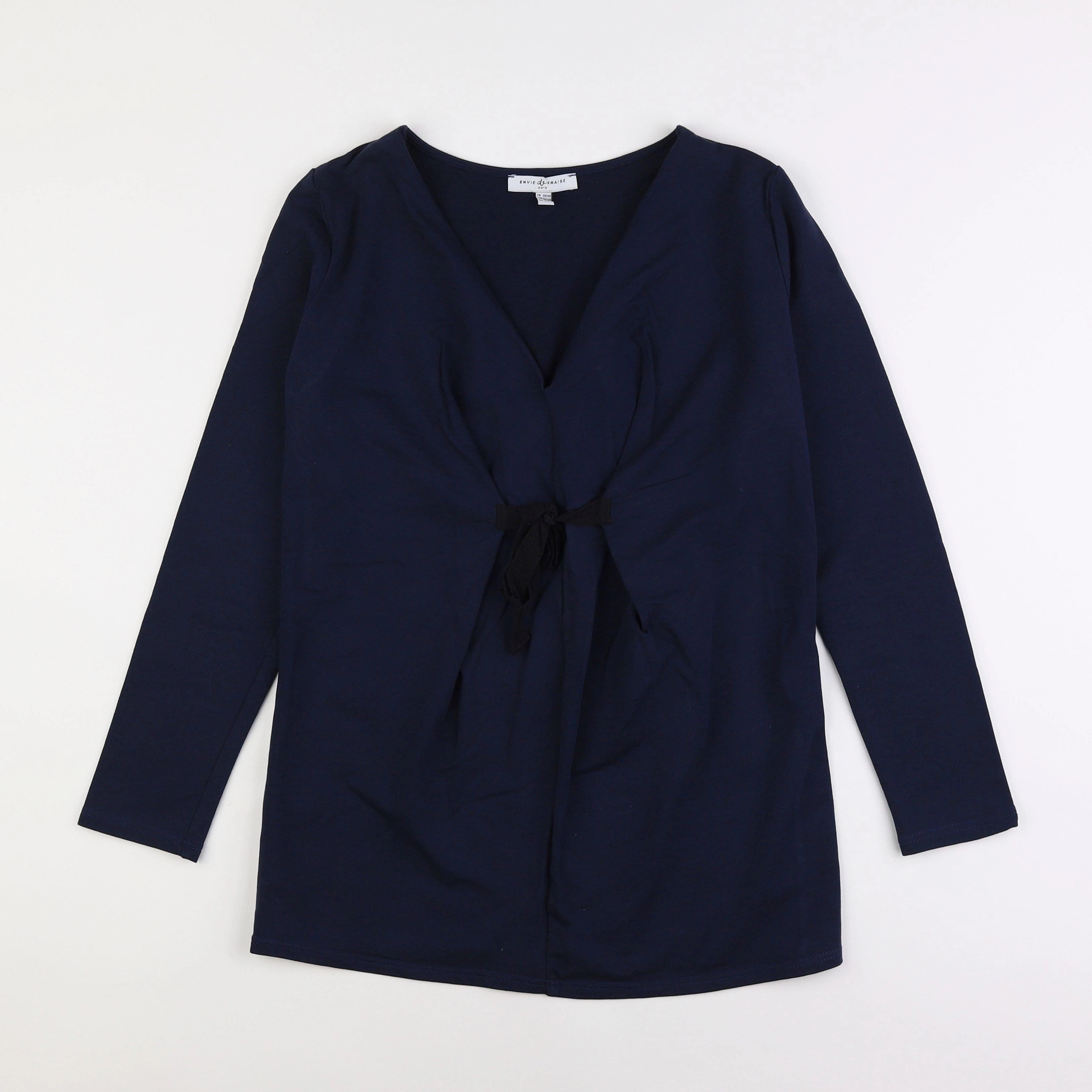 Envie de fraise - tee-shirt grossesse bleu - 38 à 40