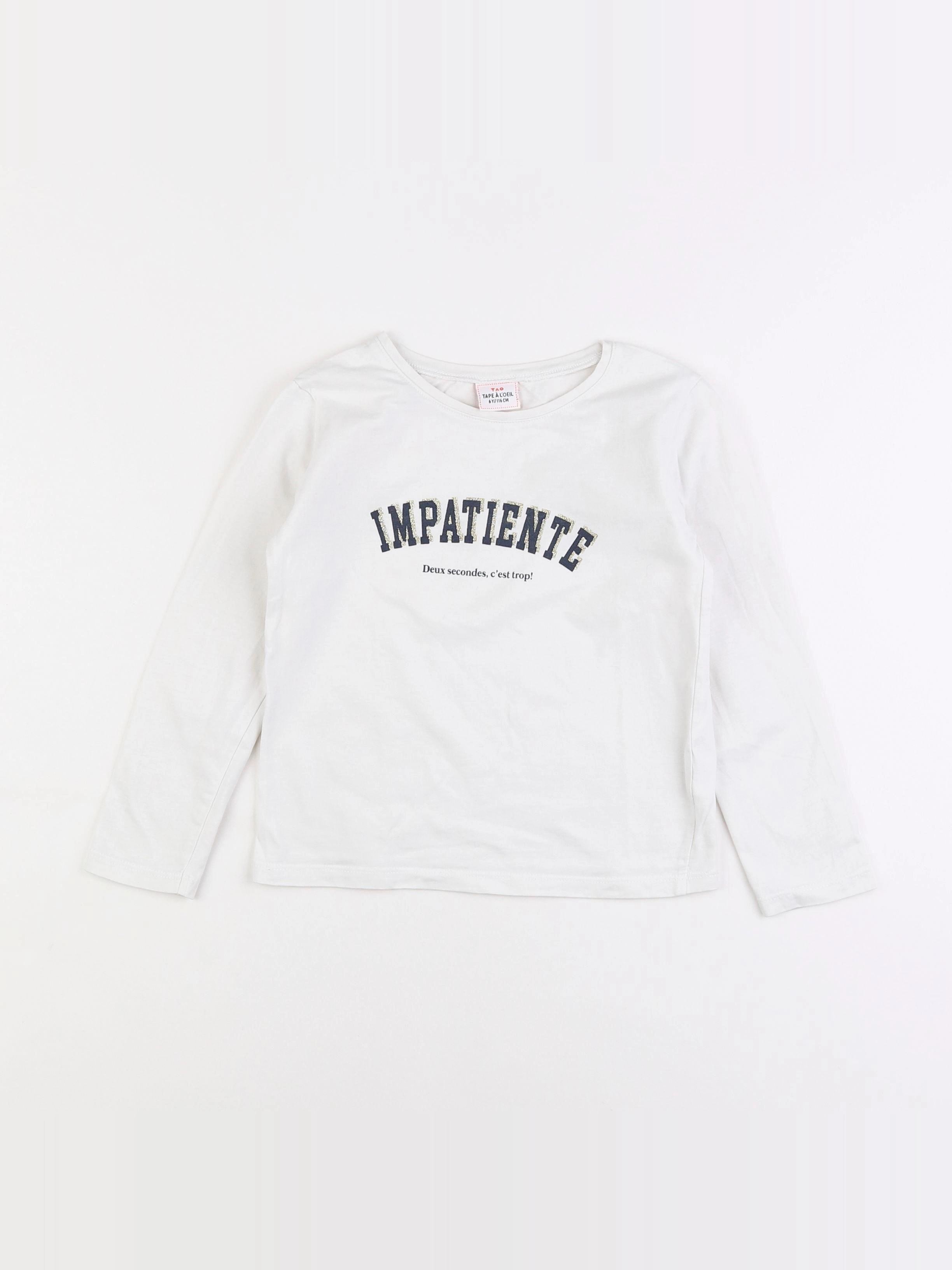 Tape à l'oeil - tee-shirt blanc - 6 ans