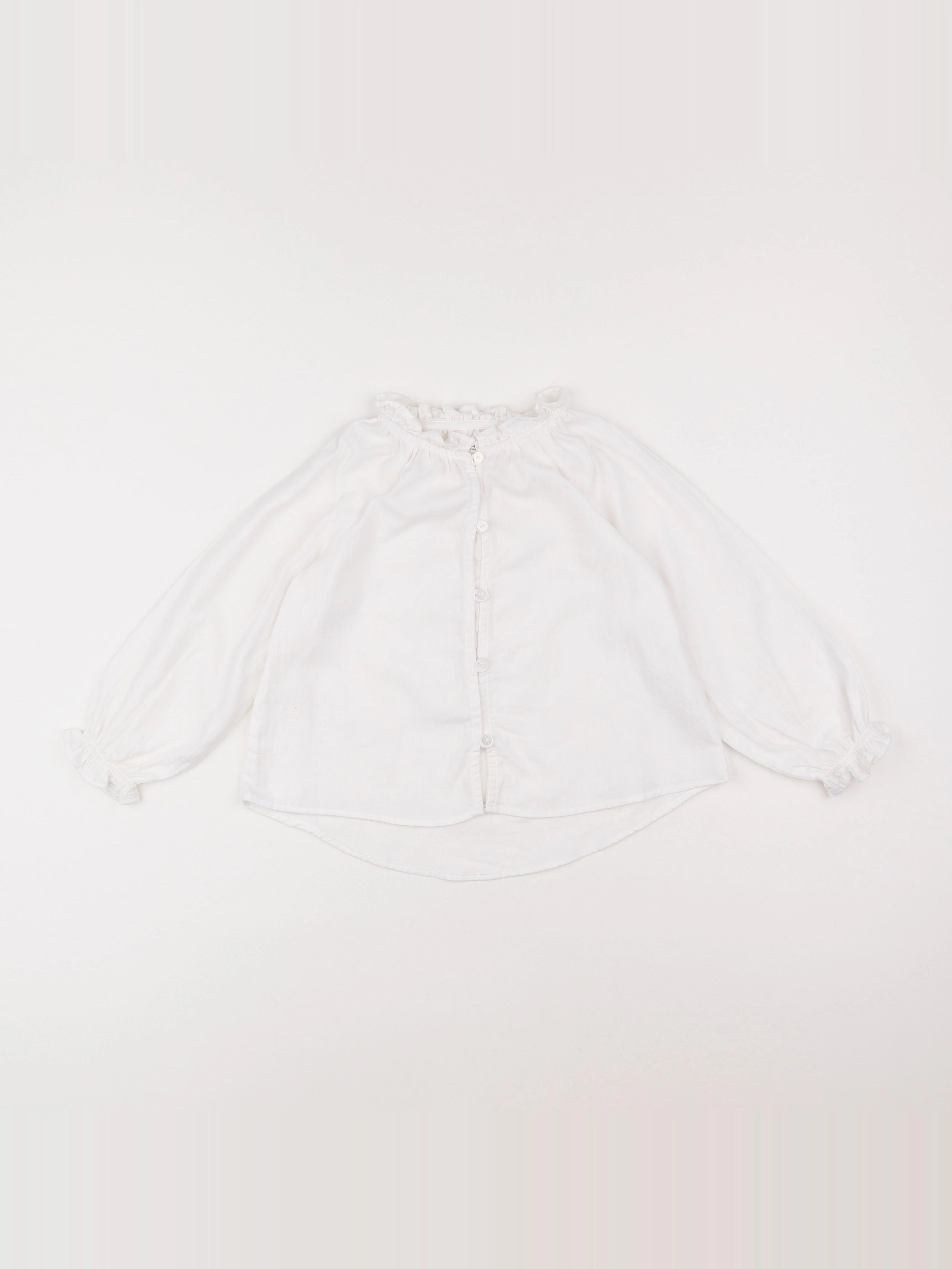 Zara - blouse blanc - 3/4 ans