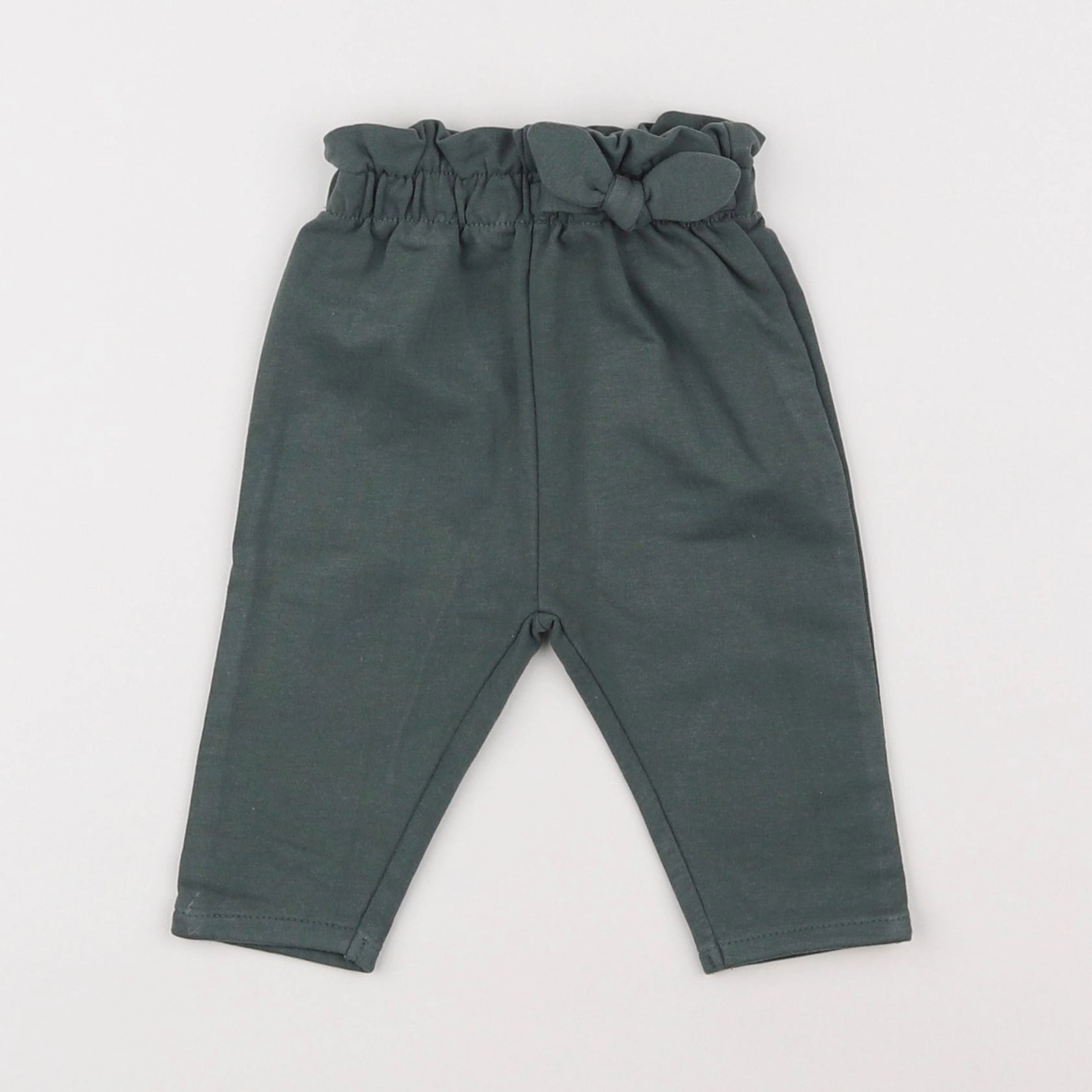 Vertbaudet - pantalon vert - 3 mois