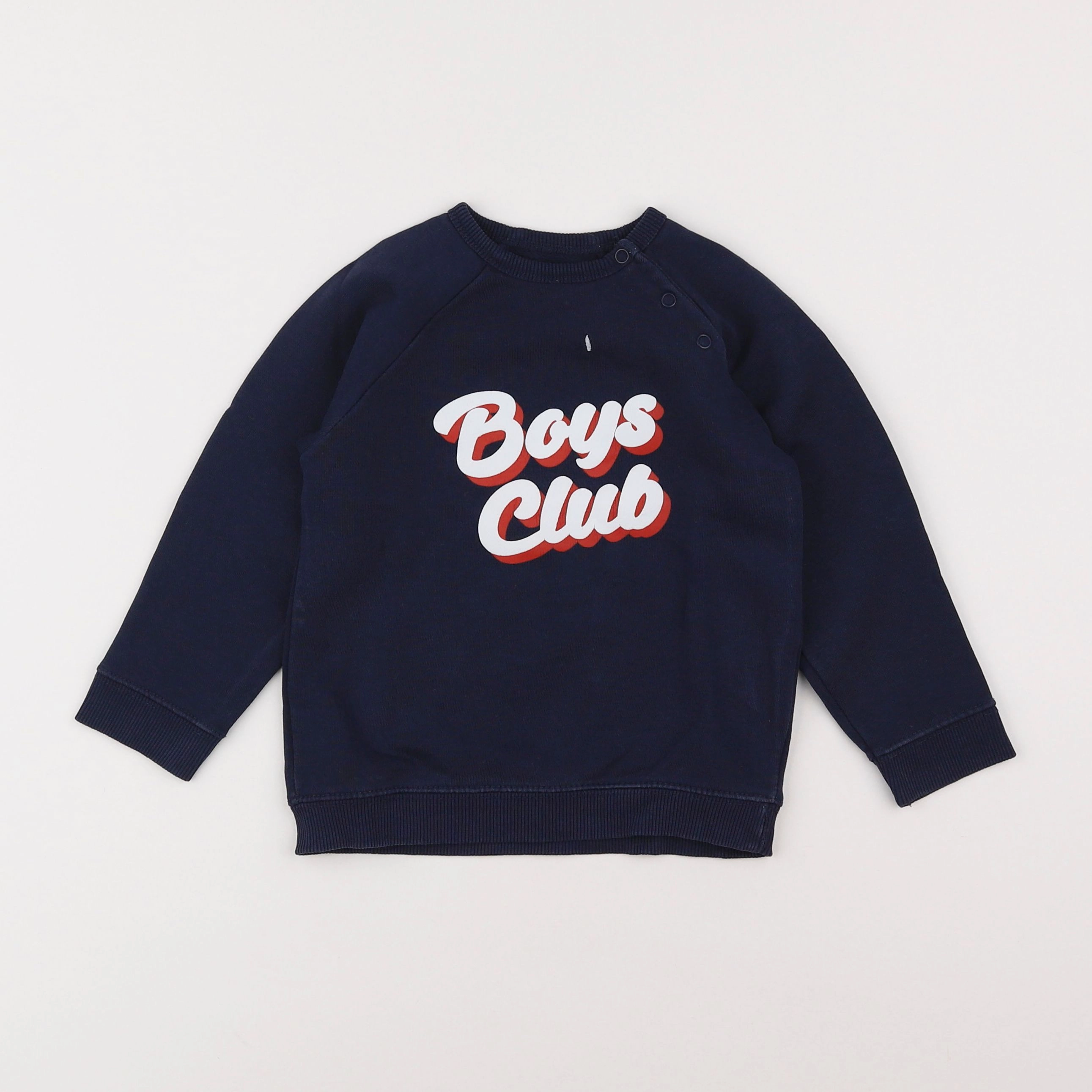 Boutchou - sweat bleu - 3 ans