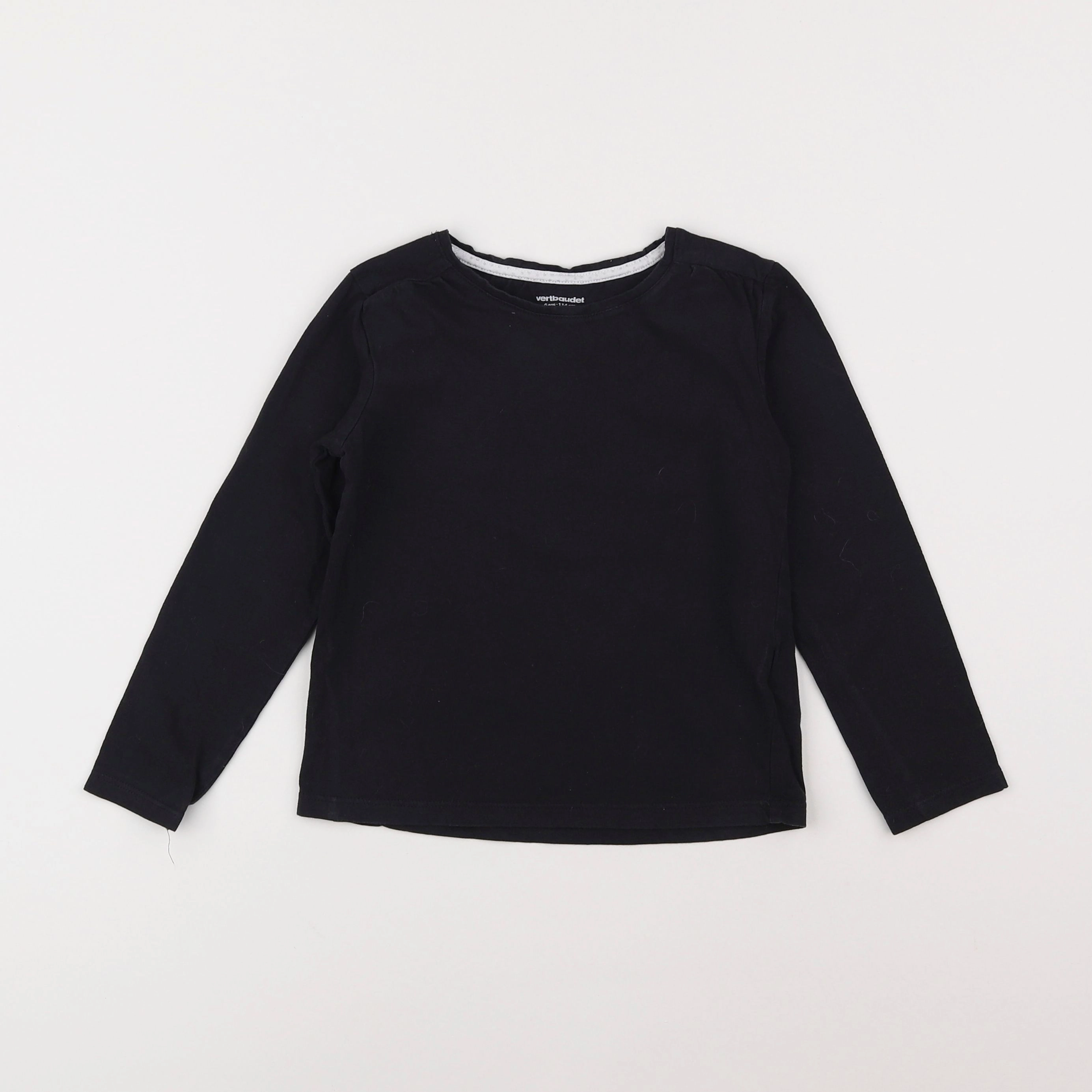 Vertbaudet - tee-shirt noir - 6 ans