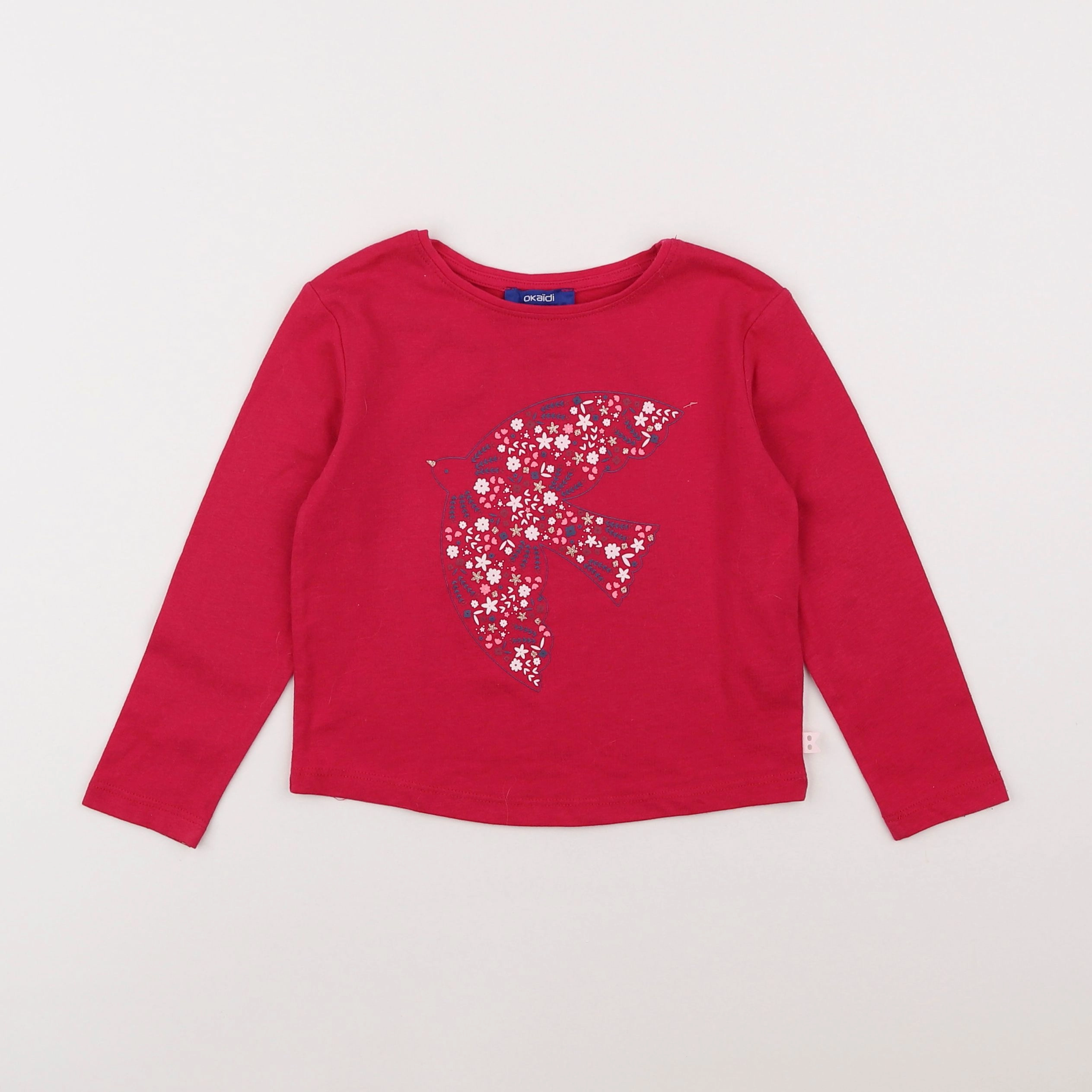 Okaidi - tee-shirt rose - 5 ans