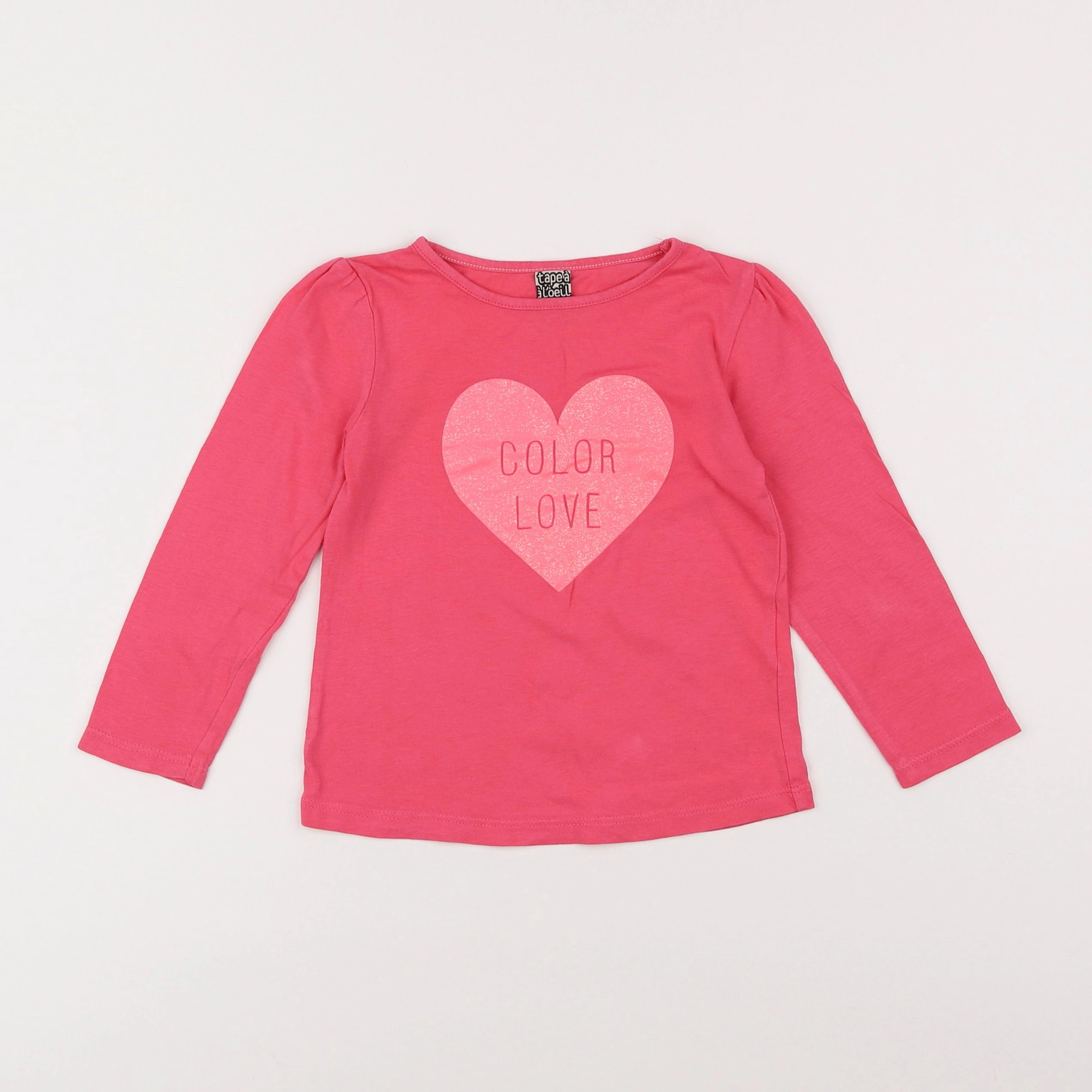 Tape à l'oeil - tee-shirt rose - 3 ans