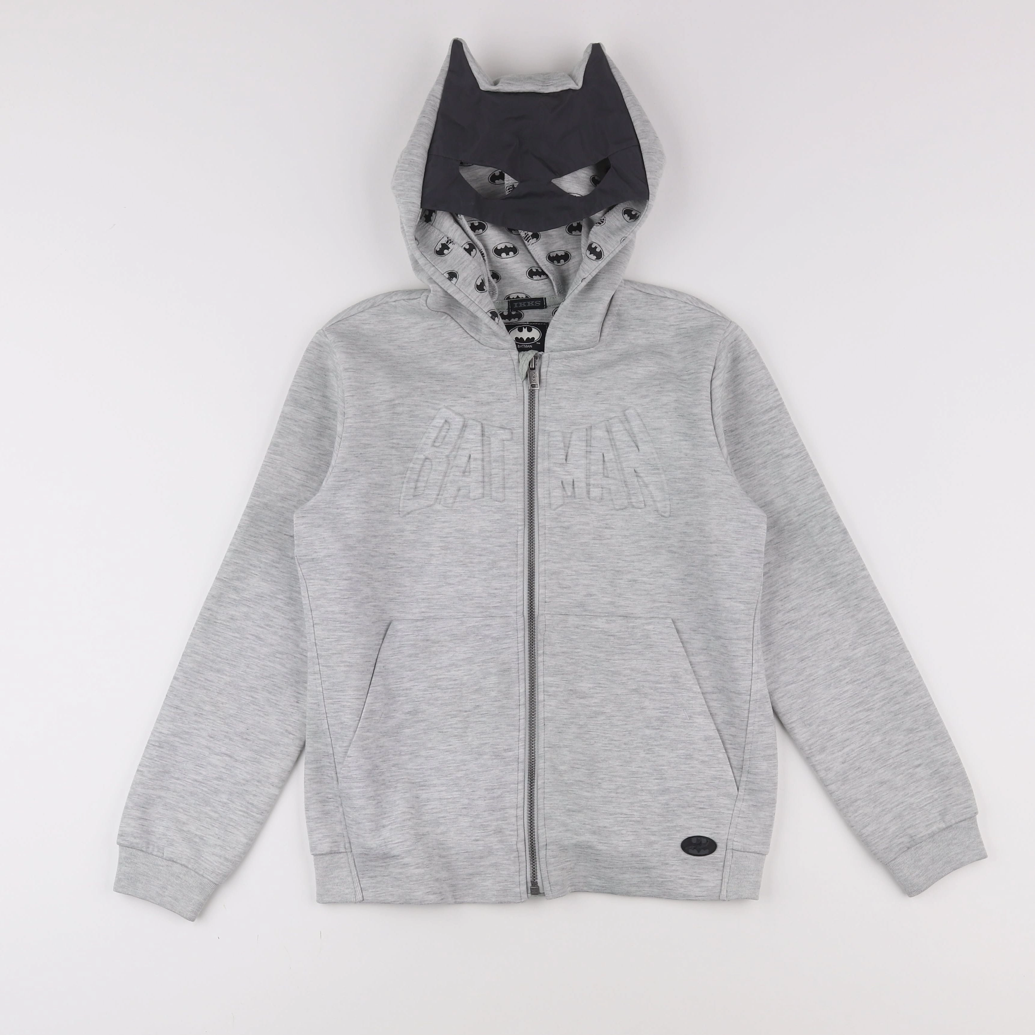 IKKS - sweat gris - 10 ans