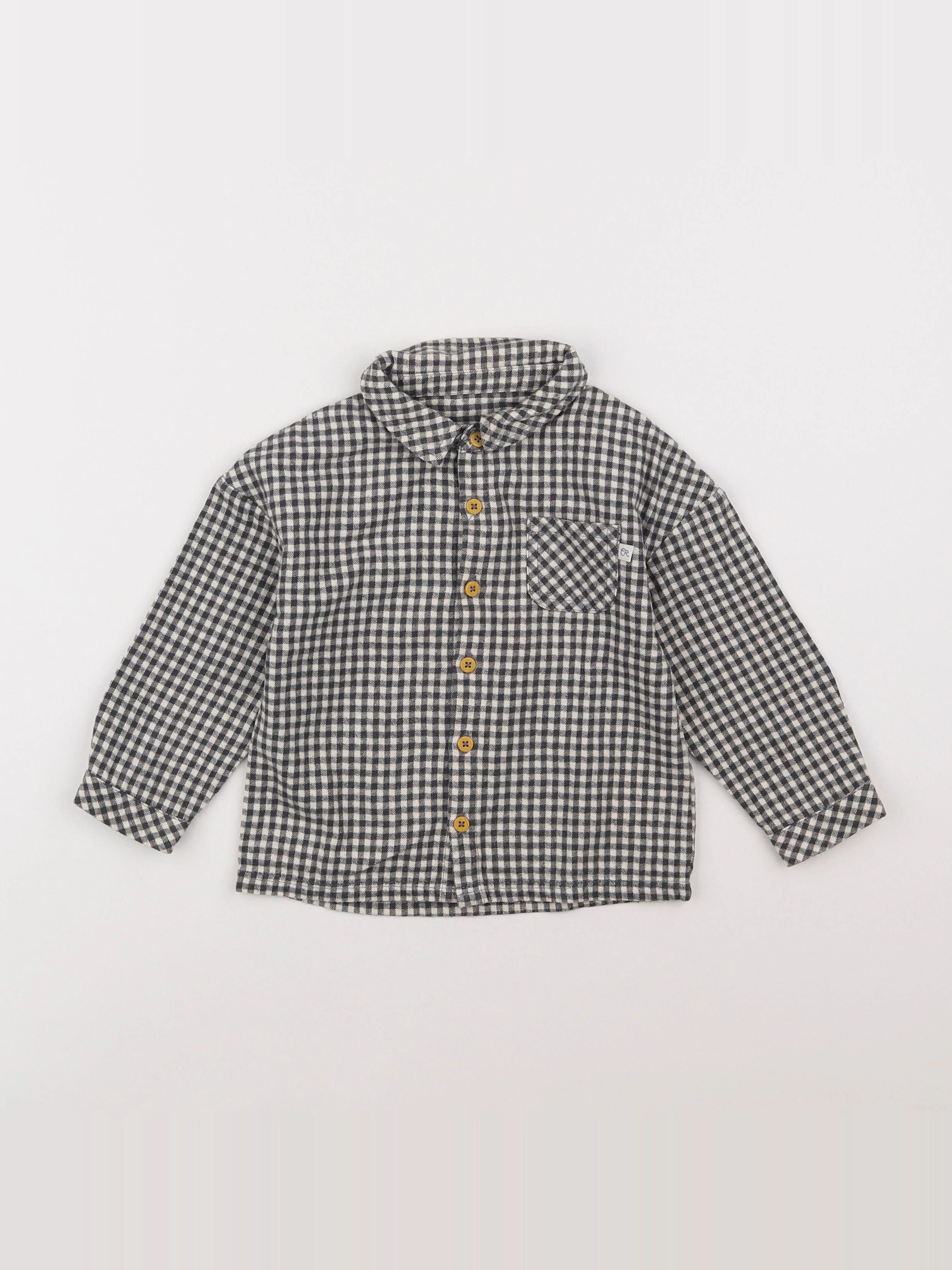 Cadet Rousselle - chemise gris - 2 ans