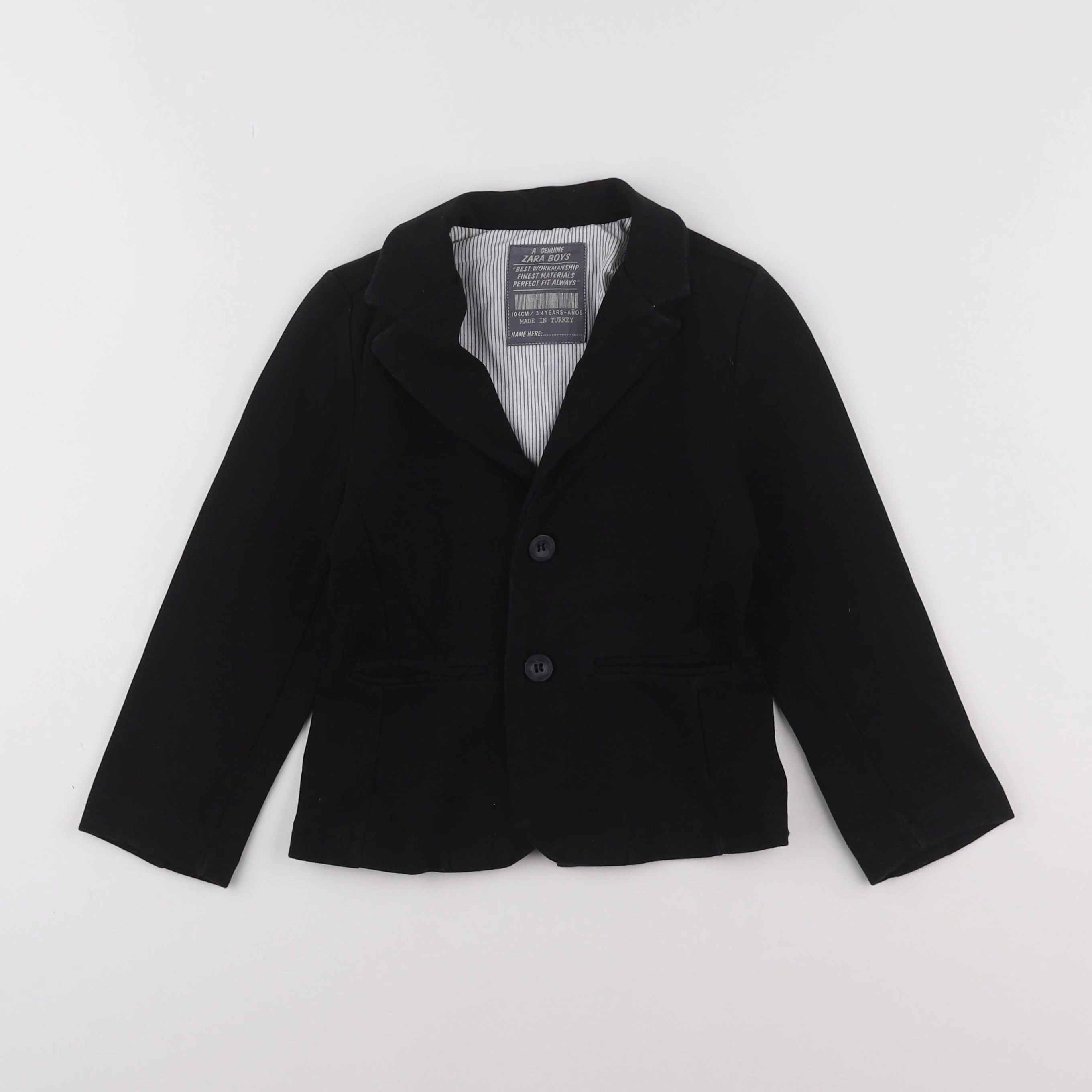 Zara - veste noir - 3 ans