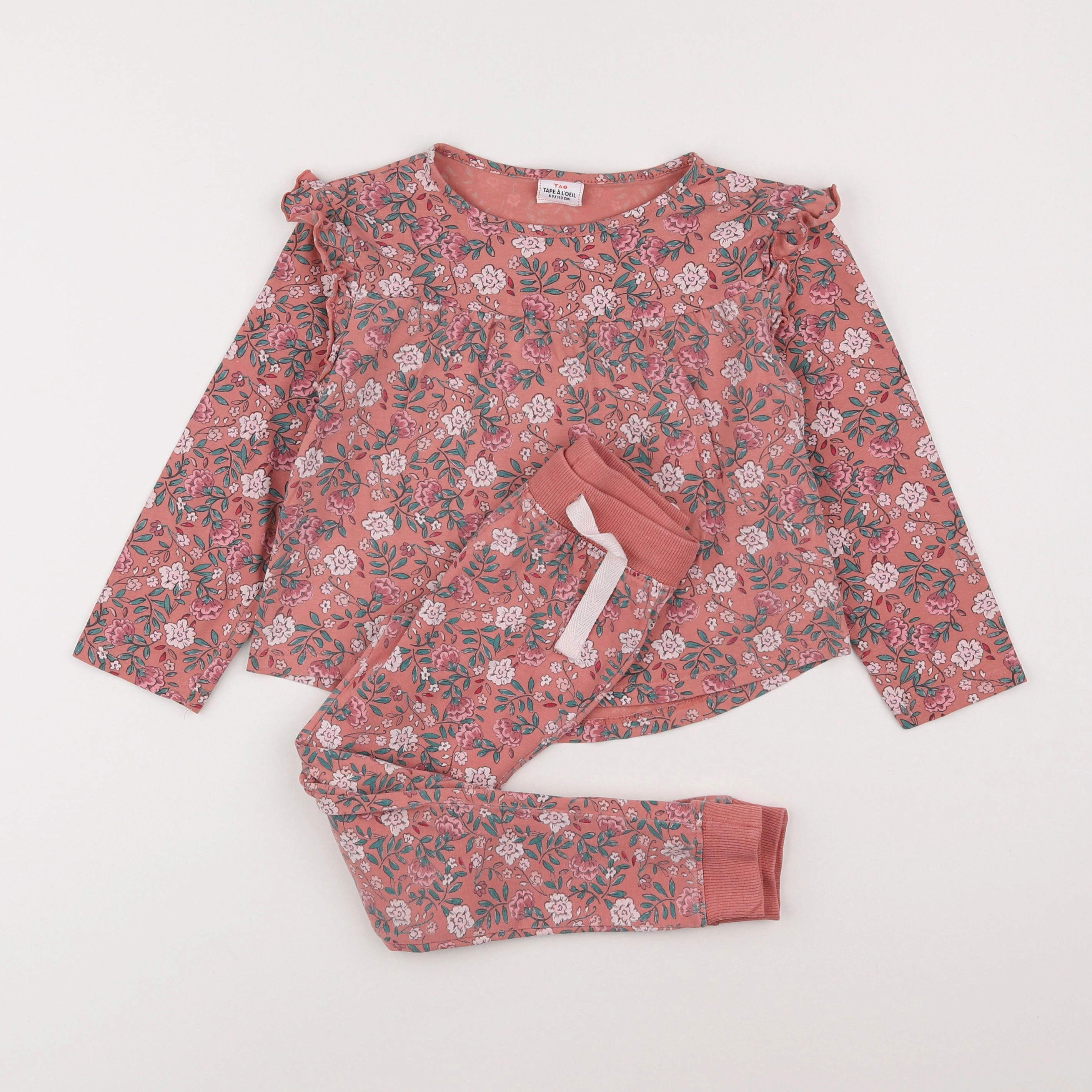 Tape à l'oeil - pyjama coton rose - 5 ans