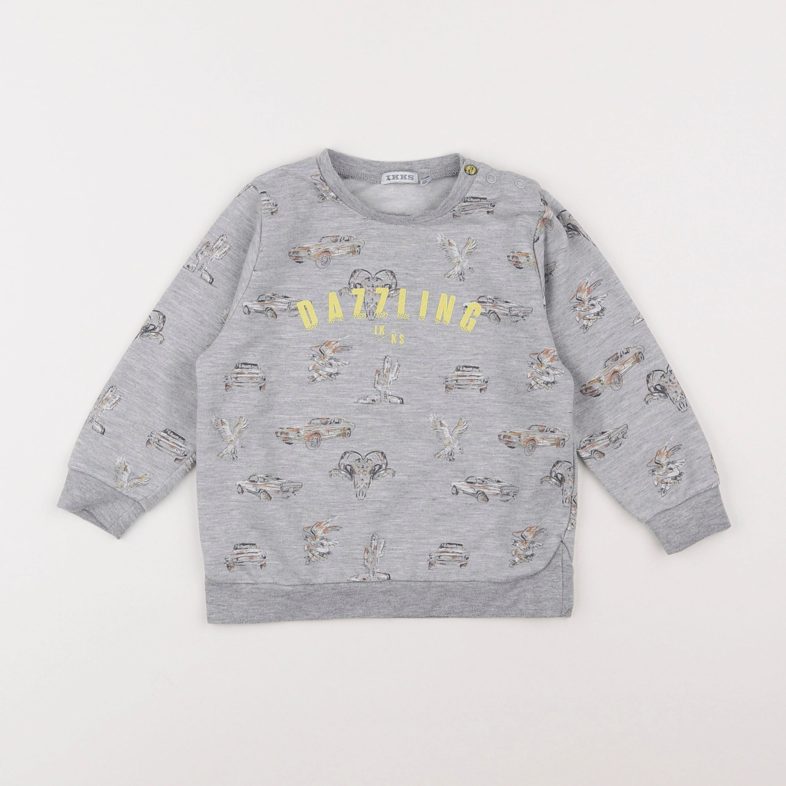 IKKS - sweat gris - 2 ans