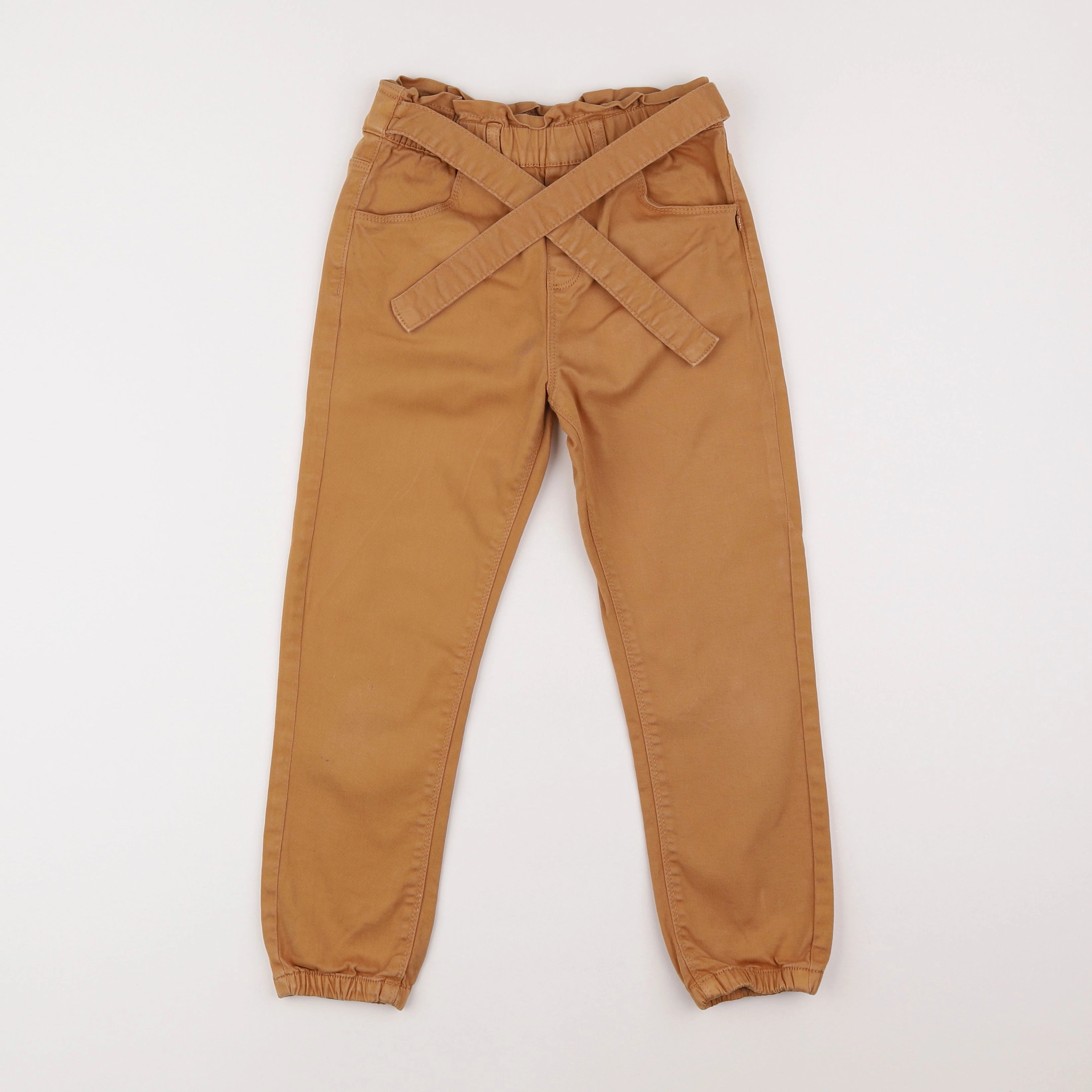 Okaidi - pantalon marron - 7 ans