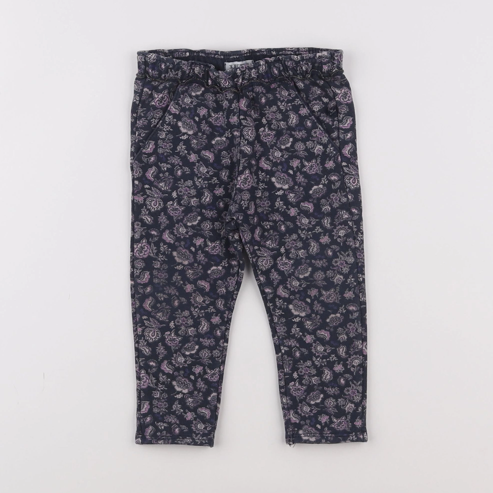 IKKS - pantalon bleu - 12 mois