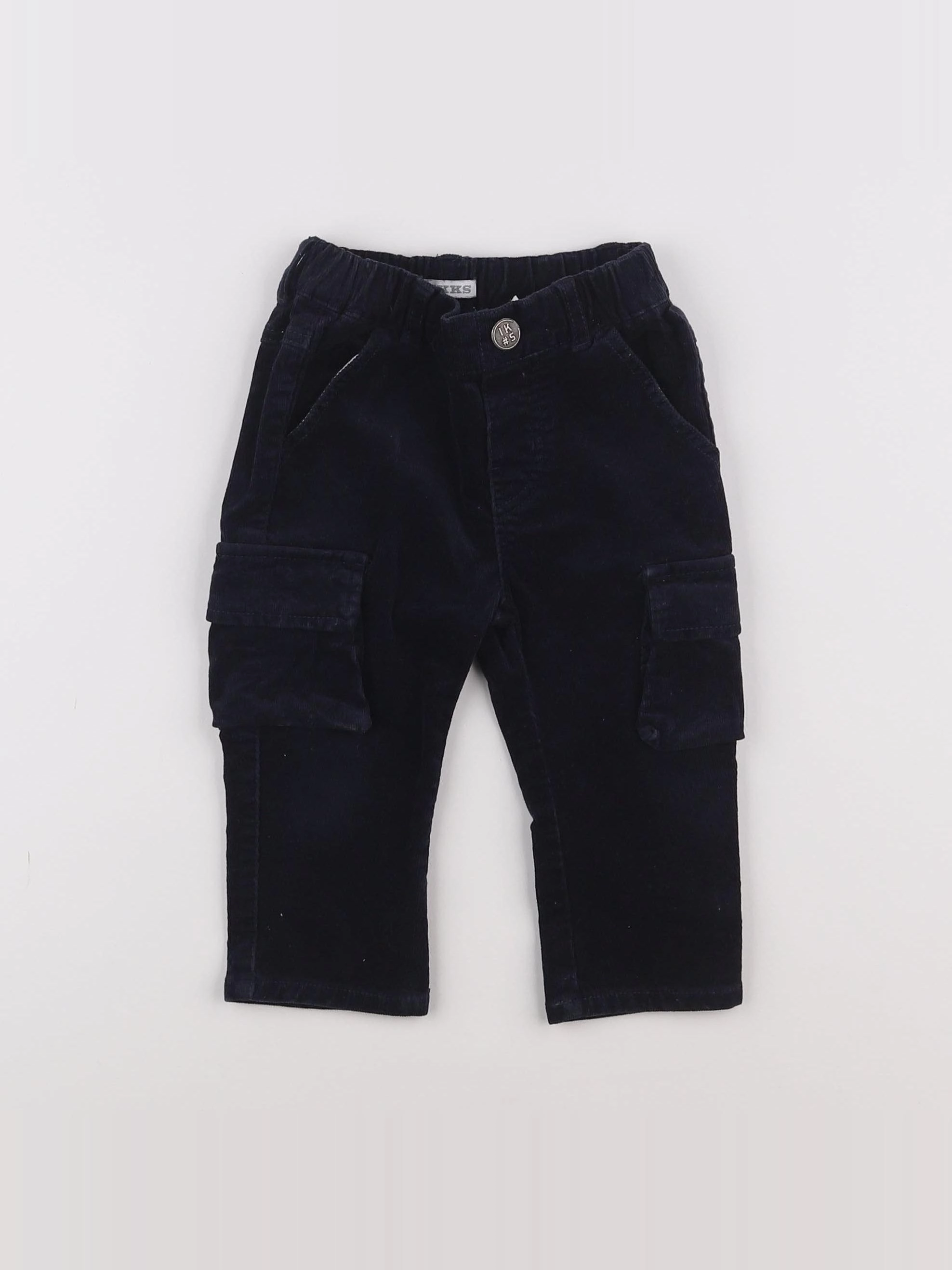 IKKS - pantalon bleu - 12 mois