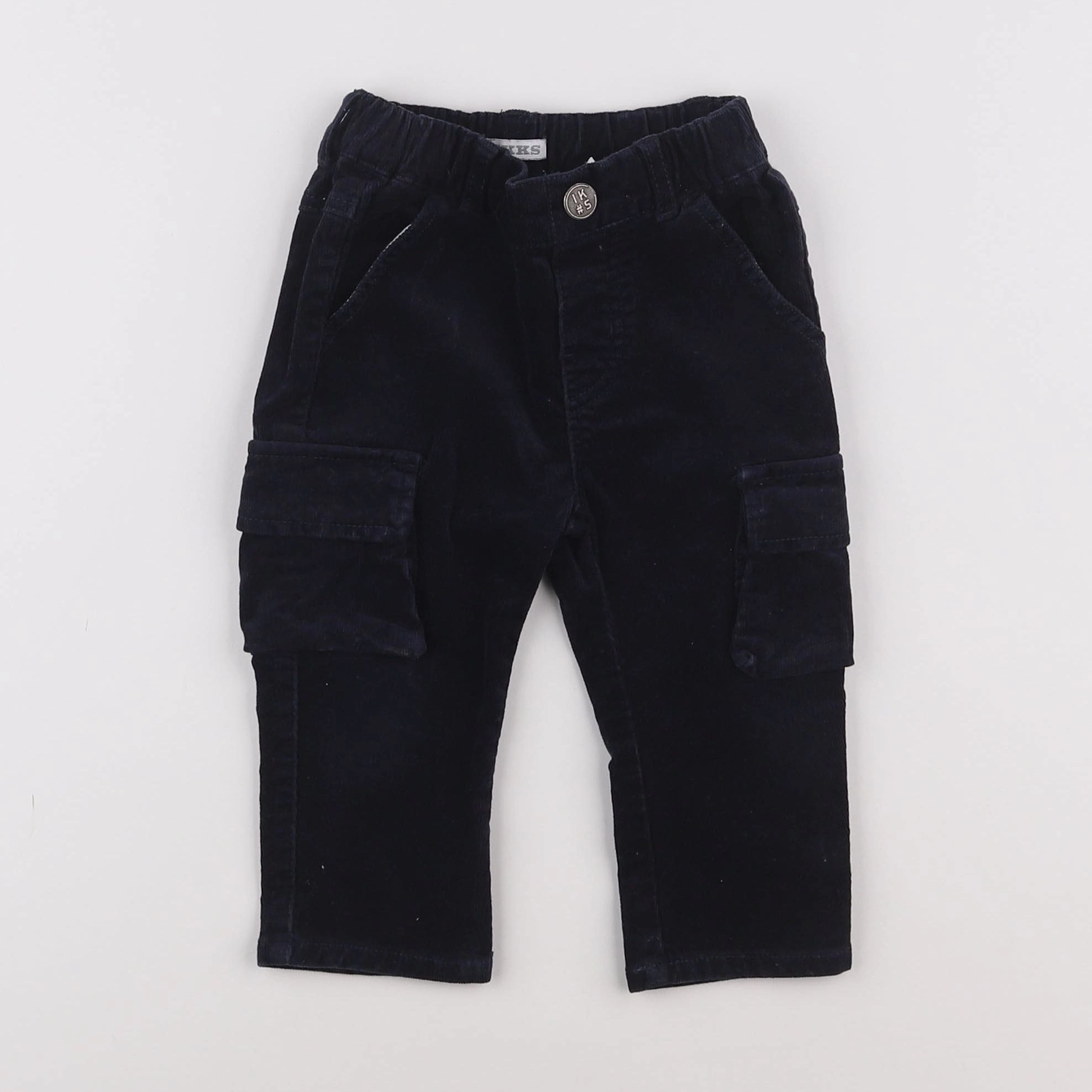 IKKS - pantalon bleu - 12 mois