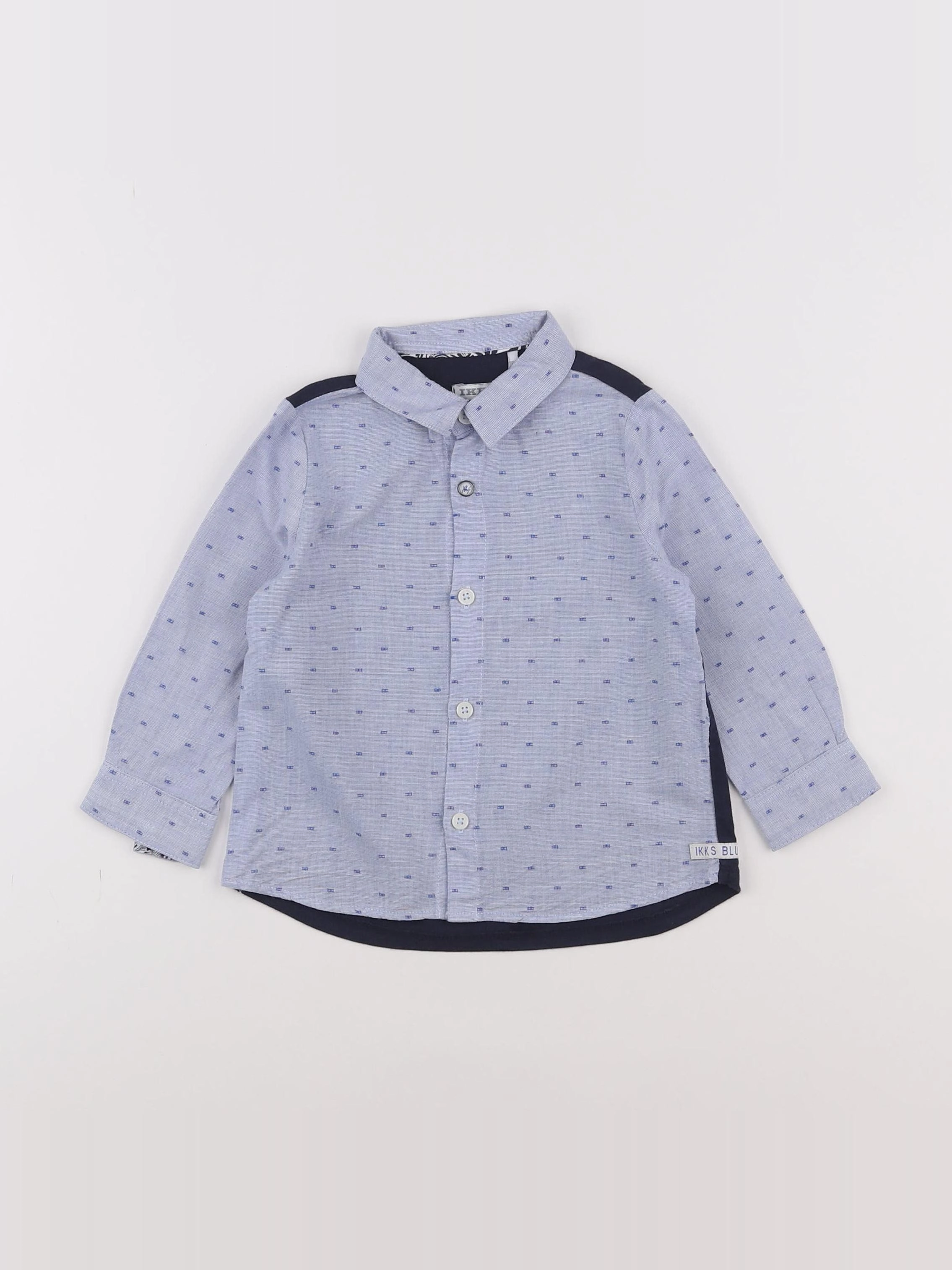IKKS - chemise bleu - 18 mois