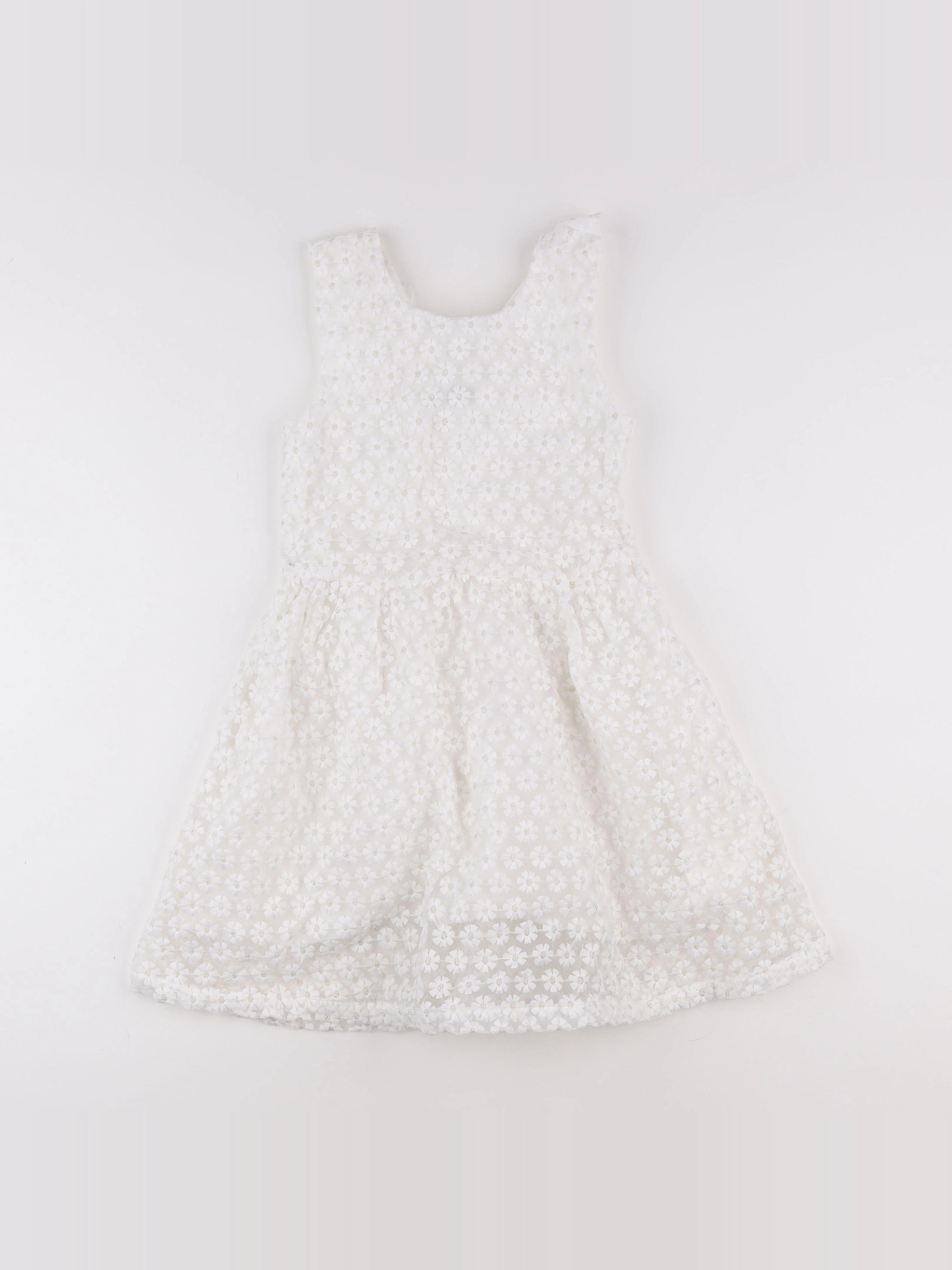 Vertbaudet - robe blanc - 9 ans