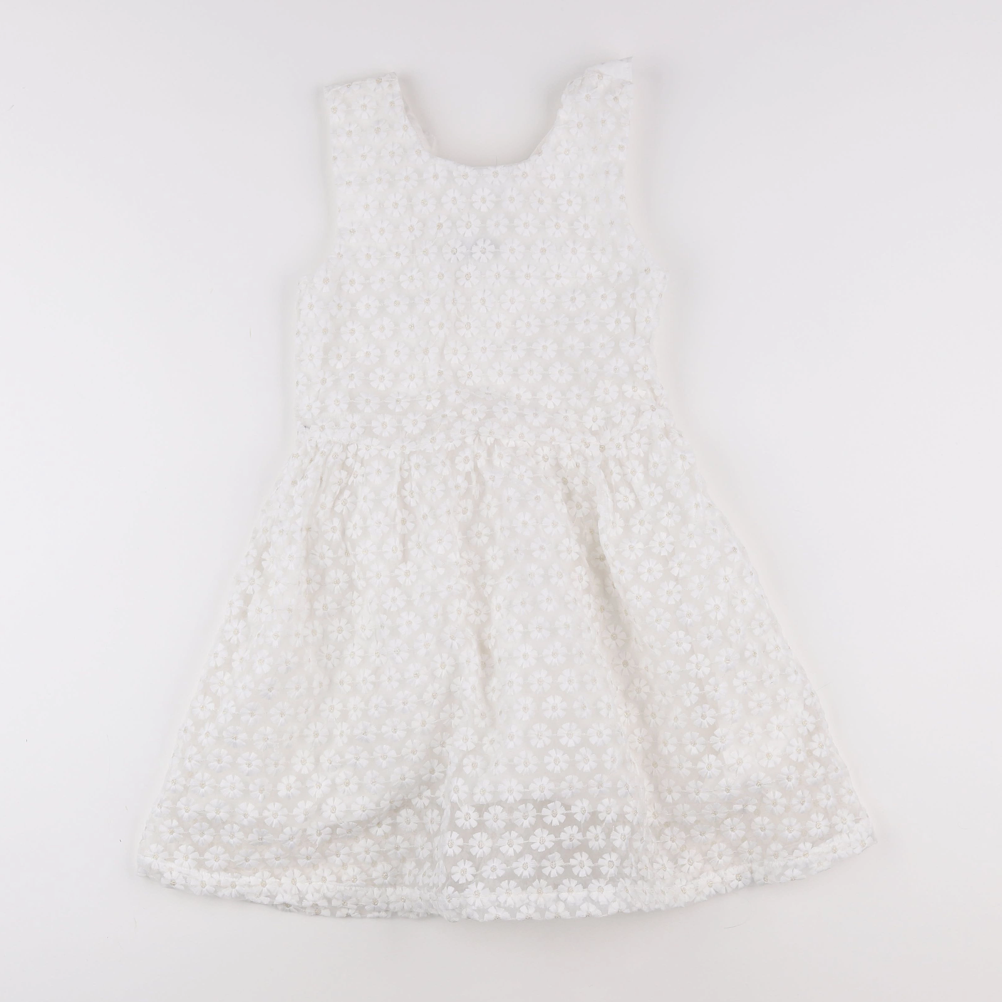 Vertbaudet - robe blanc - 9 ans