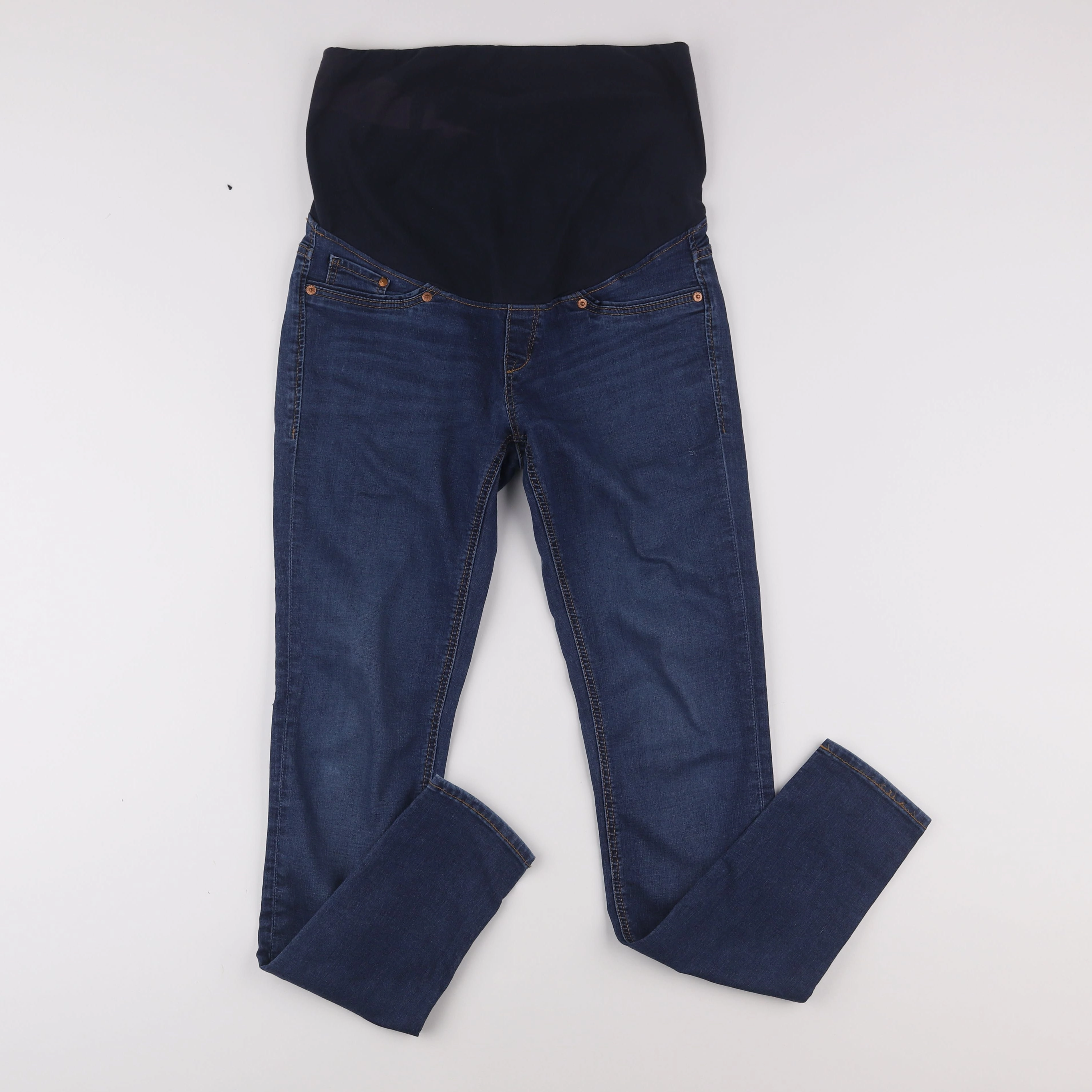 H&M - jean grossesse bleu - 38