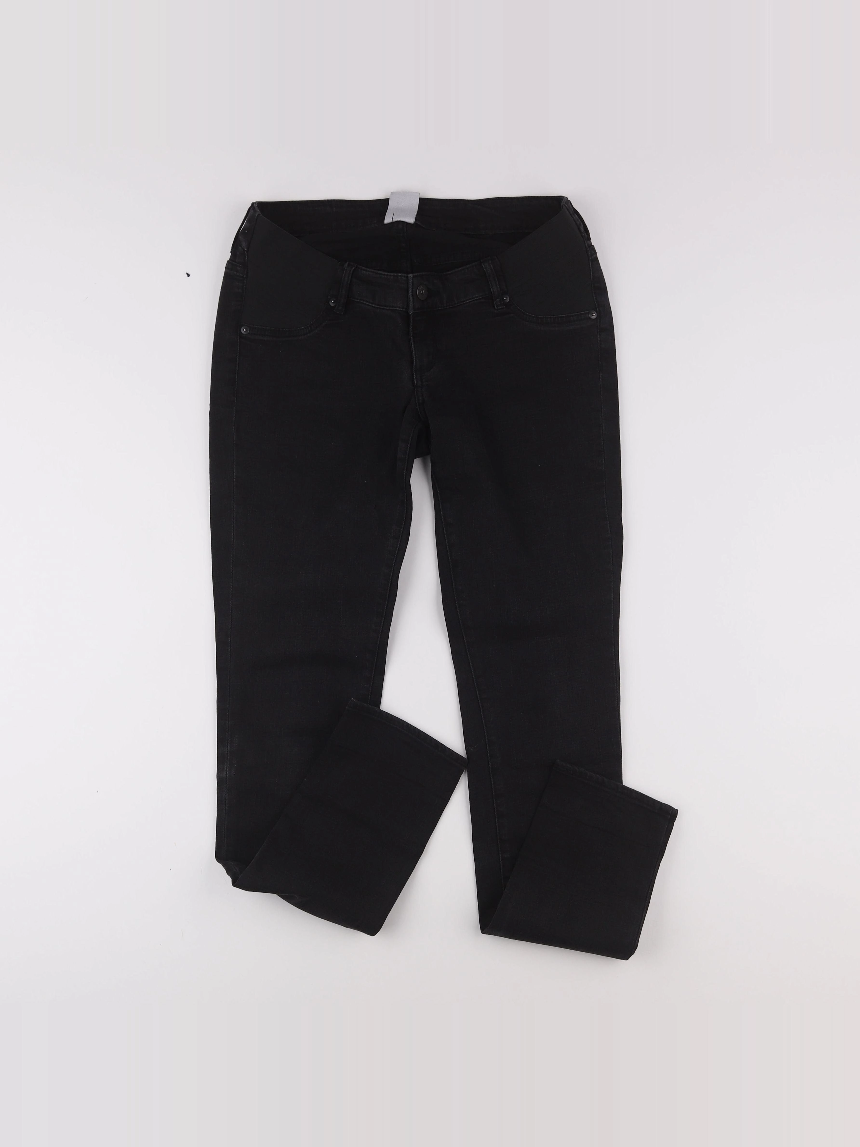 H&M - pantalon grossesse noir - 38