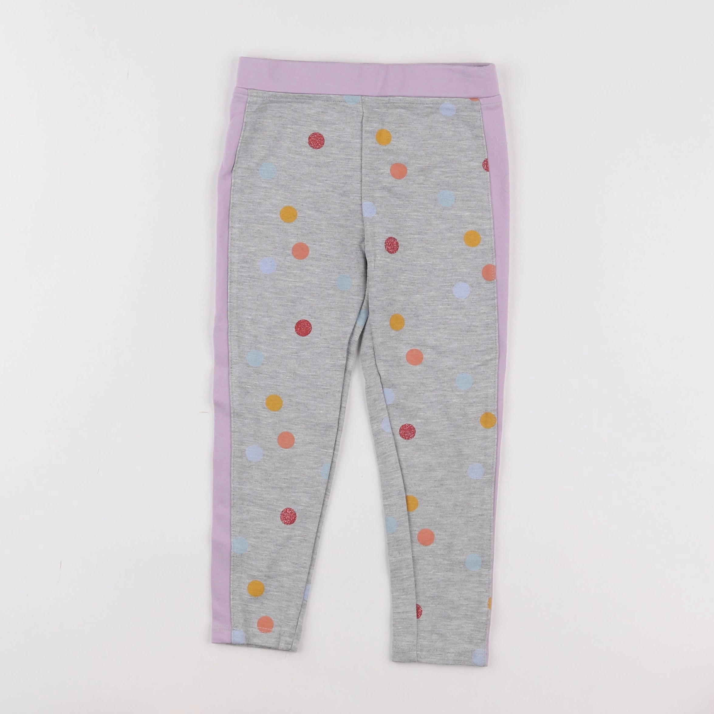 Vertbaudet - legging gris - 4 ans