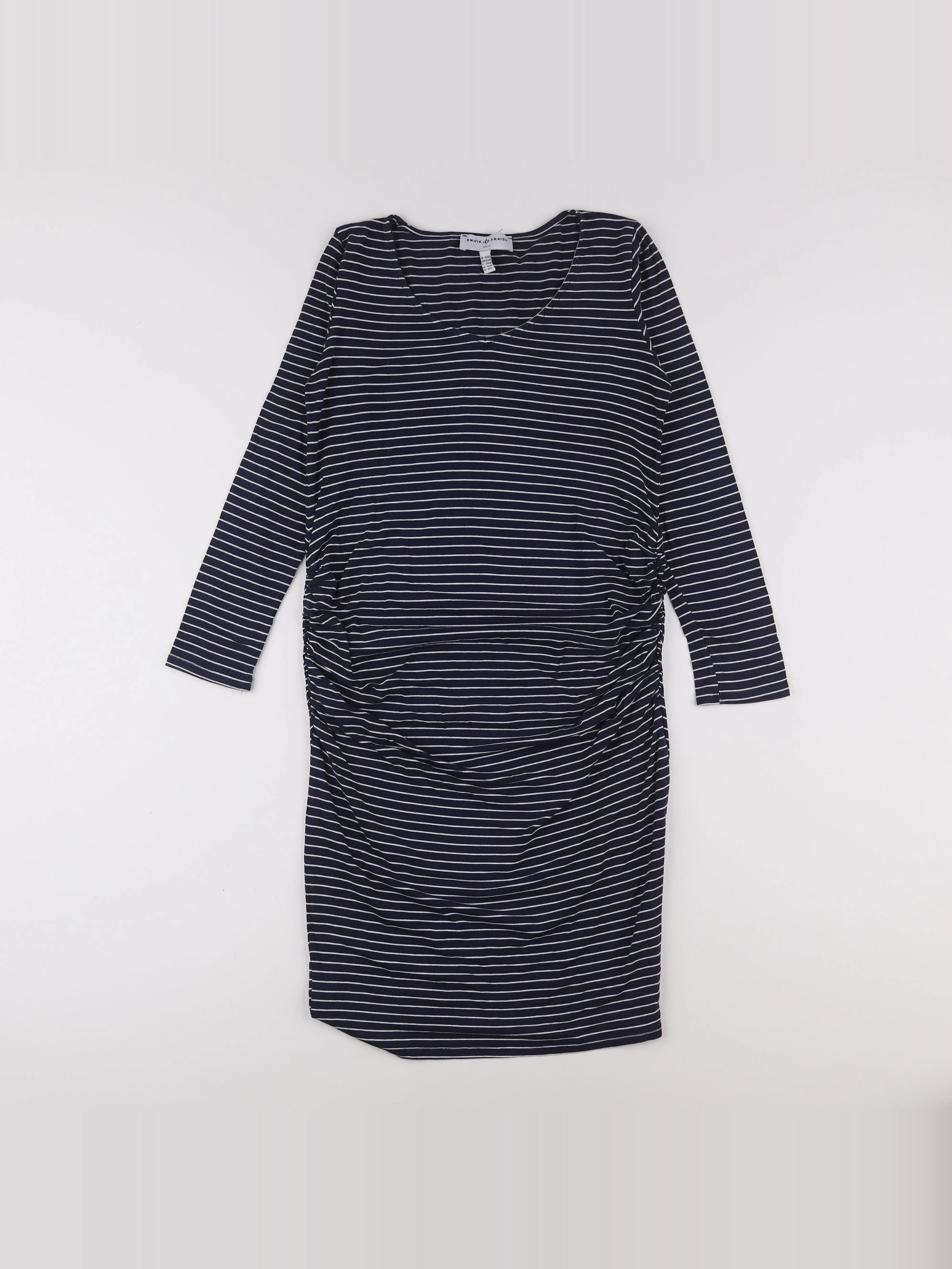 Envie de fraise - robe grossesse bleu - 40 à 42