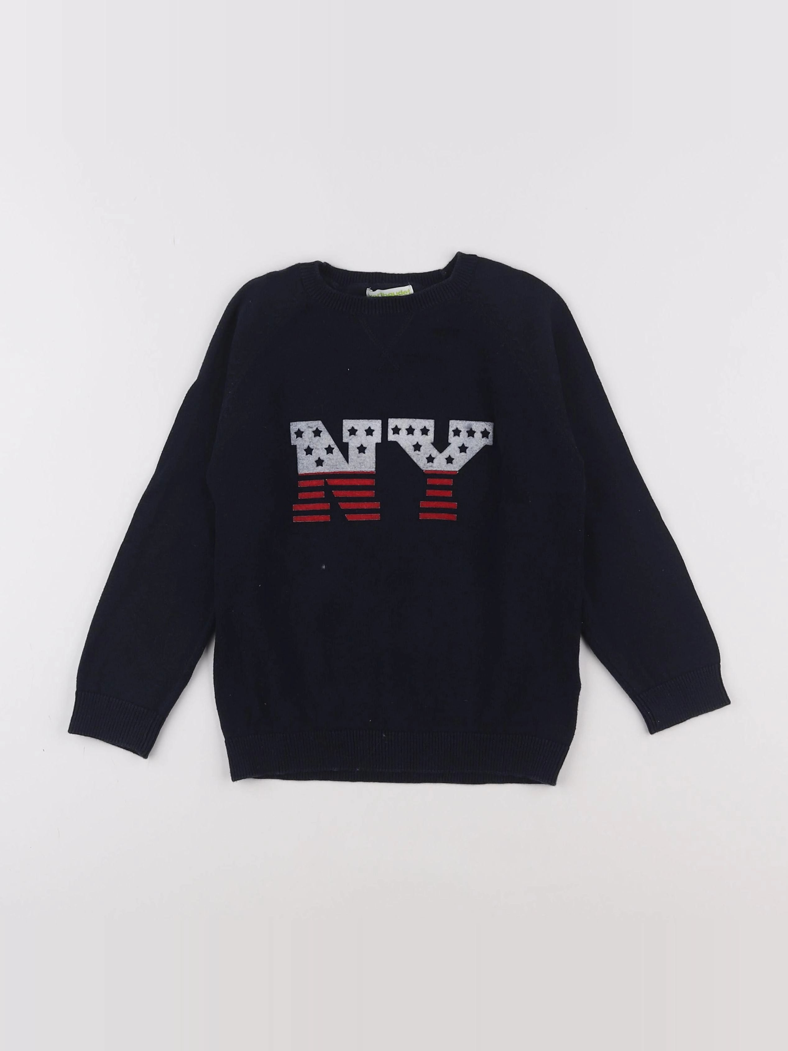 Vertbaudet - pull bleu - 6 ans