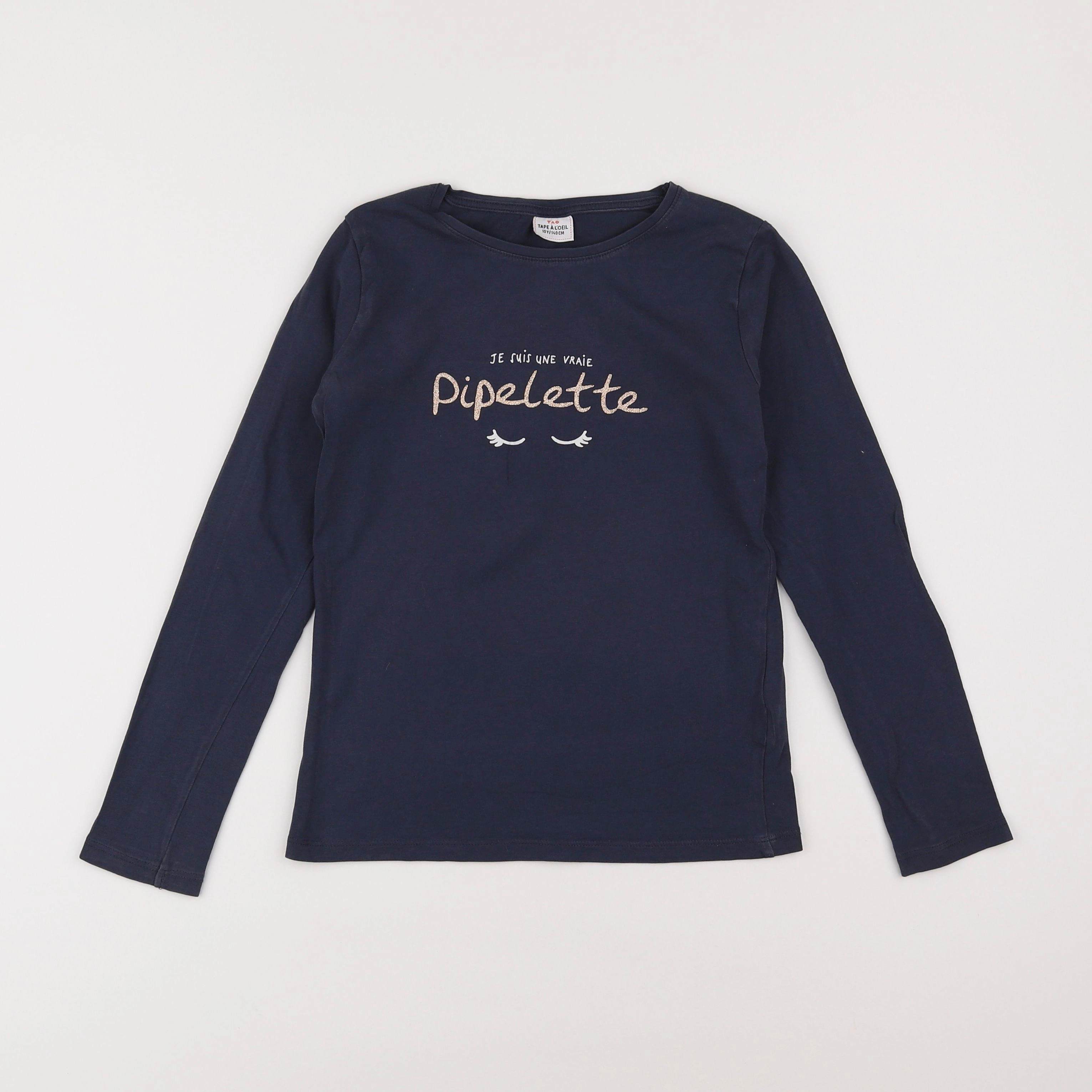 Tape à l'oeil - tee-shirt bleu - 10 ans