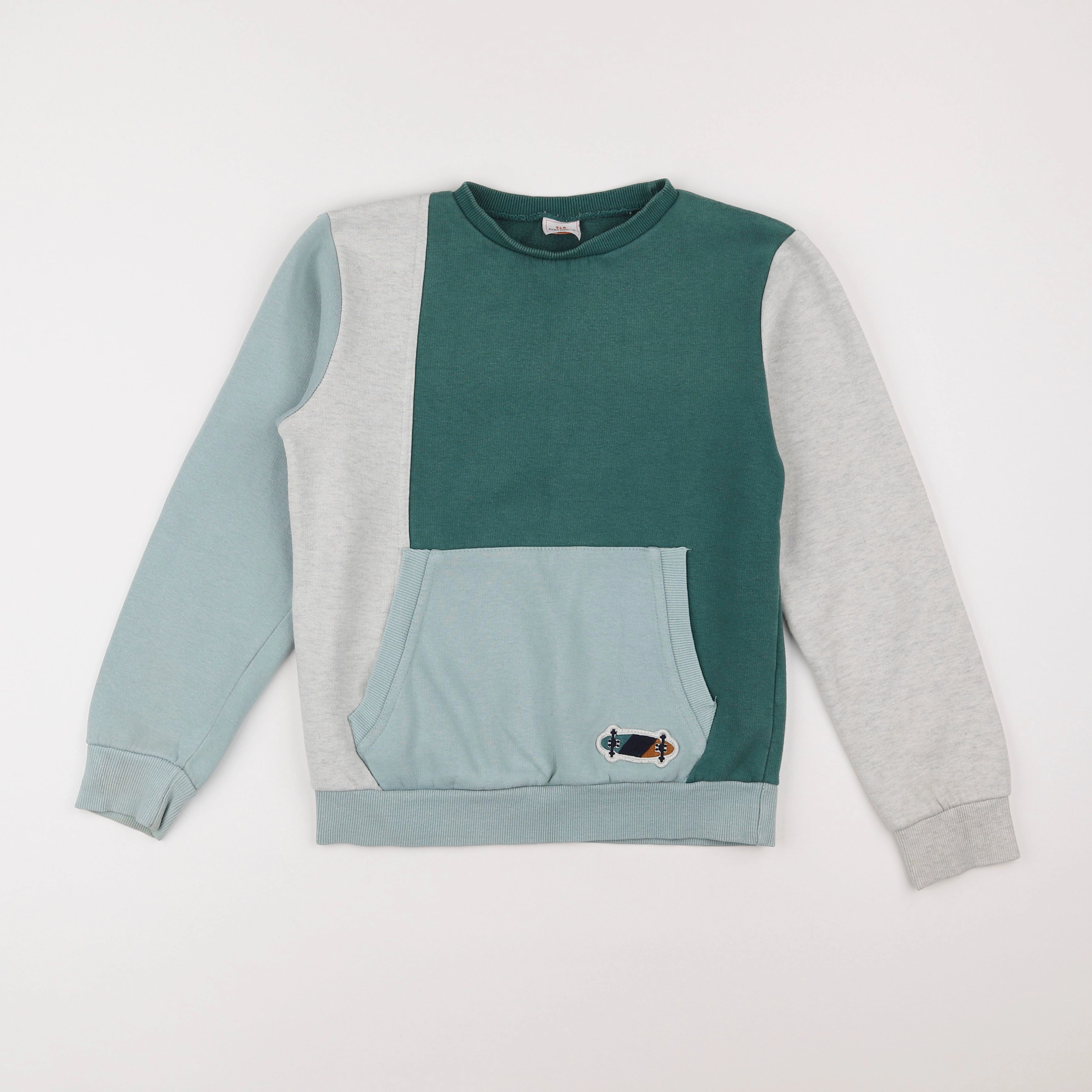 Tape à l'oeil - sweat vert - 12 ans