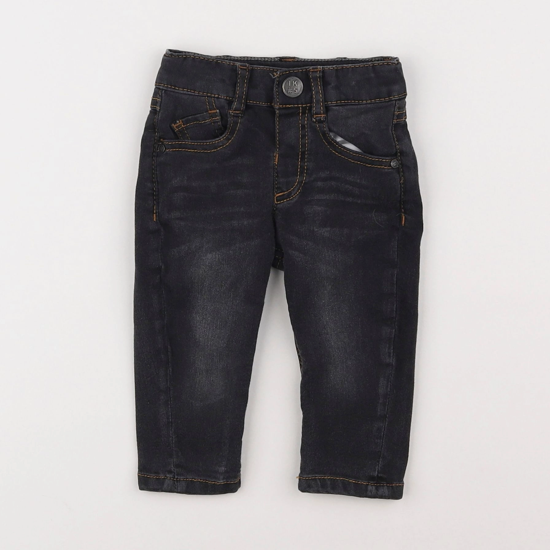 IKKS - jean gris - 6 mois