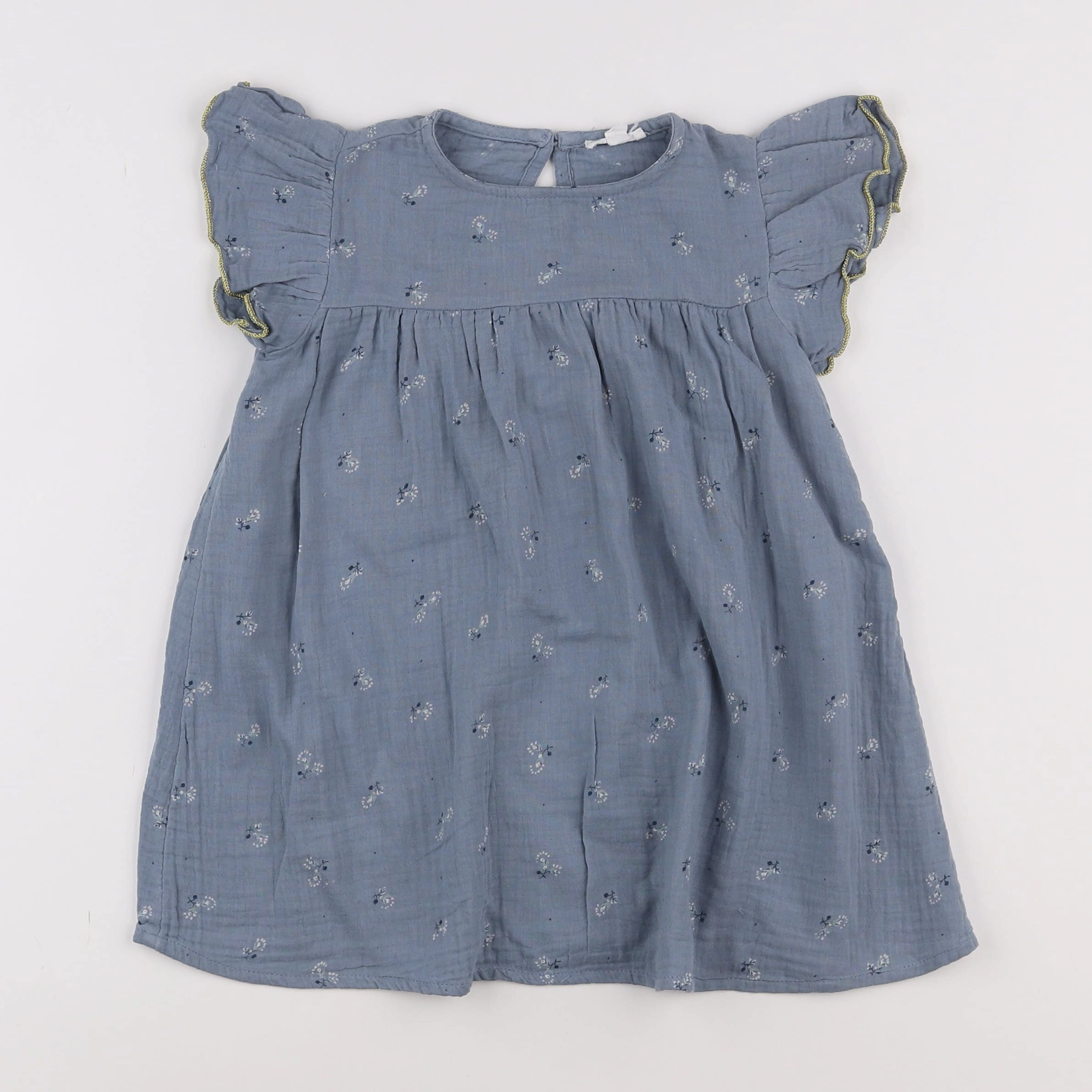 Vertbaudet - robe bleu - 3 ans