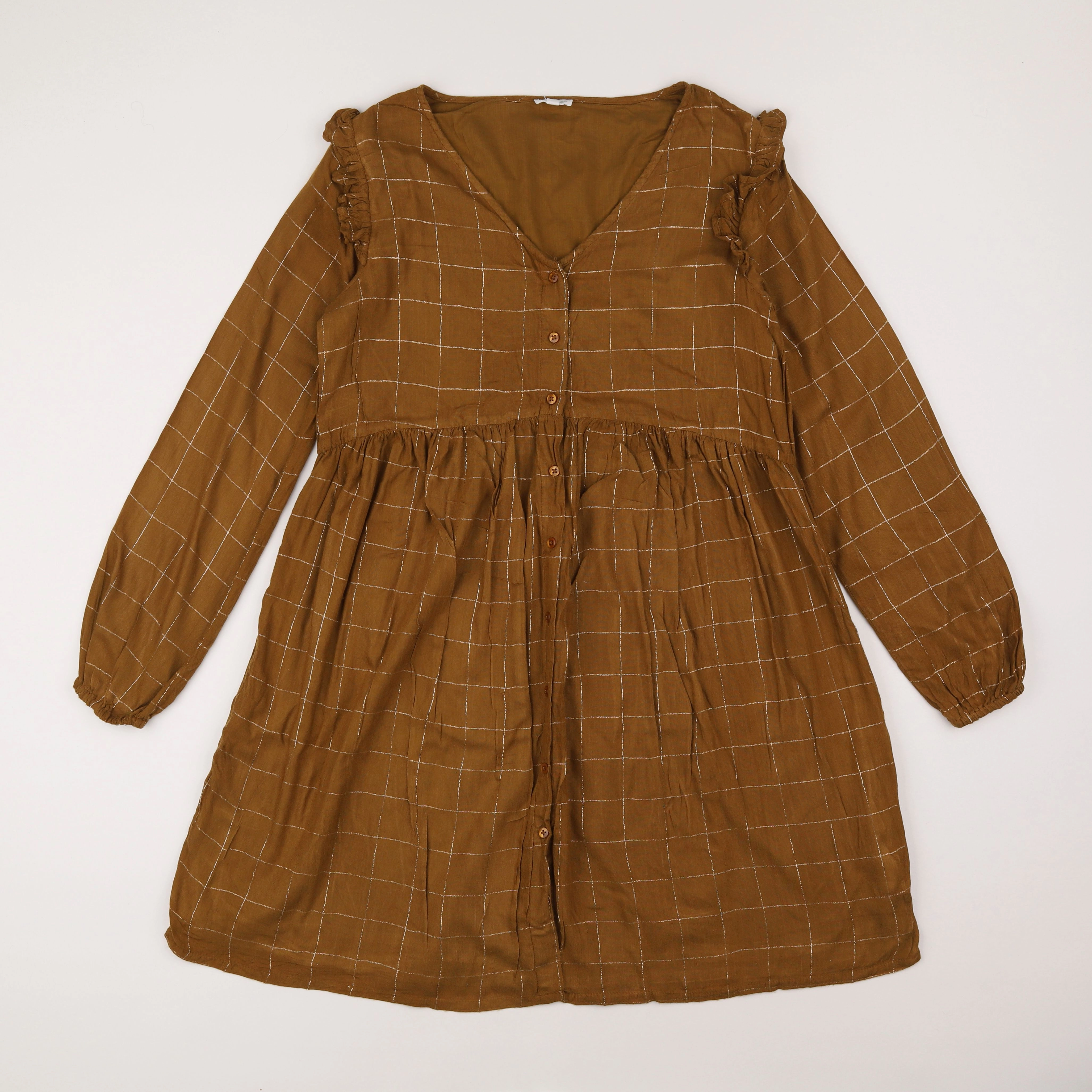 Vertbaudet - robe grossesse marron, or - 38