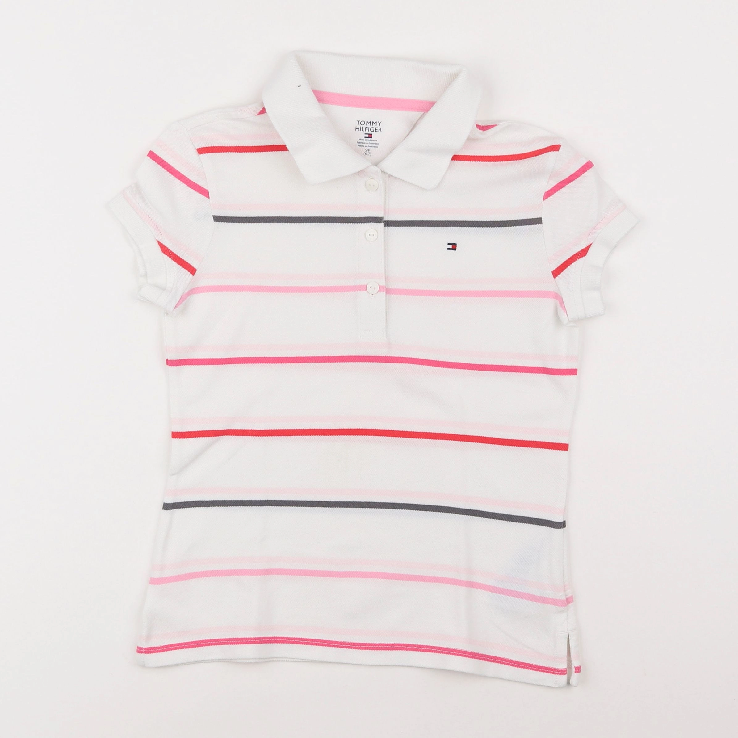 Tommy Hilfiger - polo multicolore - 6/7 ans