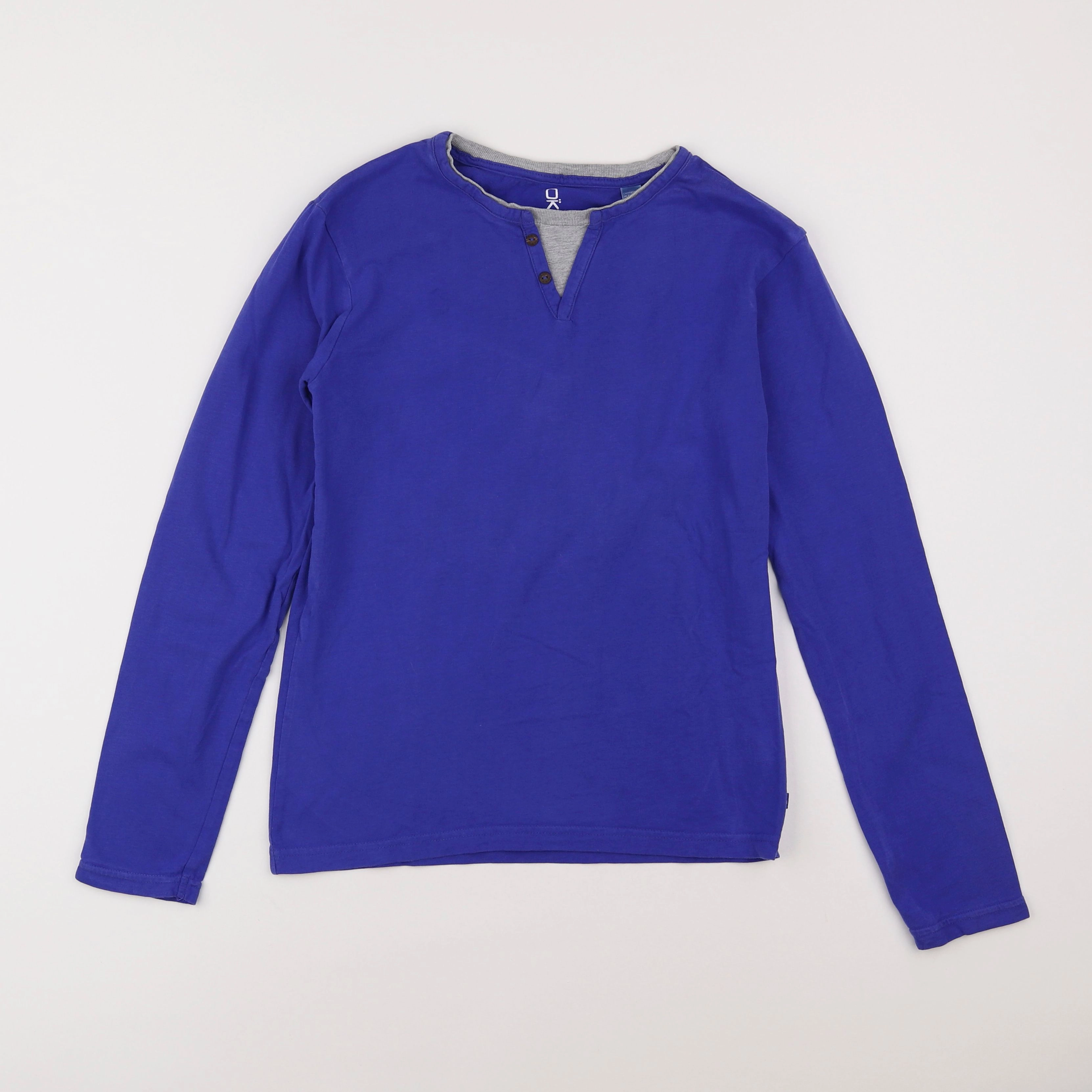 Okaidi - tee-shirt bleu - 14 ans