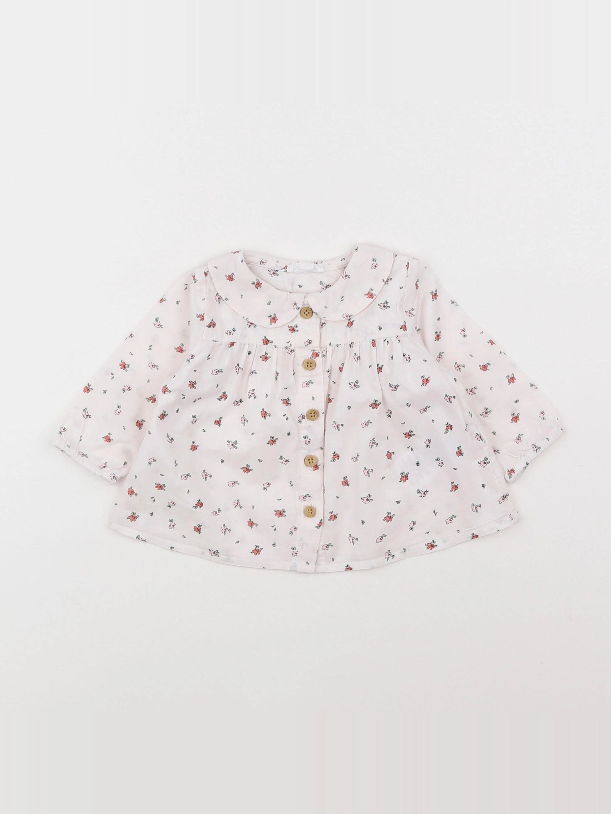 Vertbaudet - blouse multicolore - 3 mois
